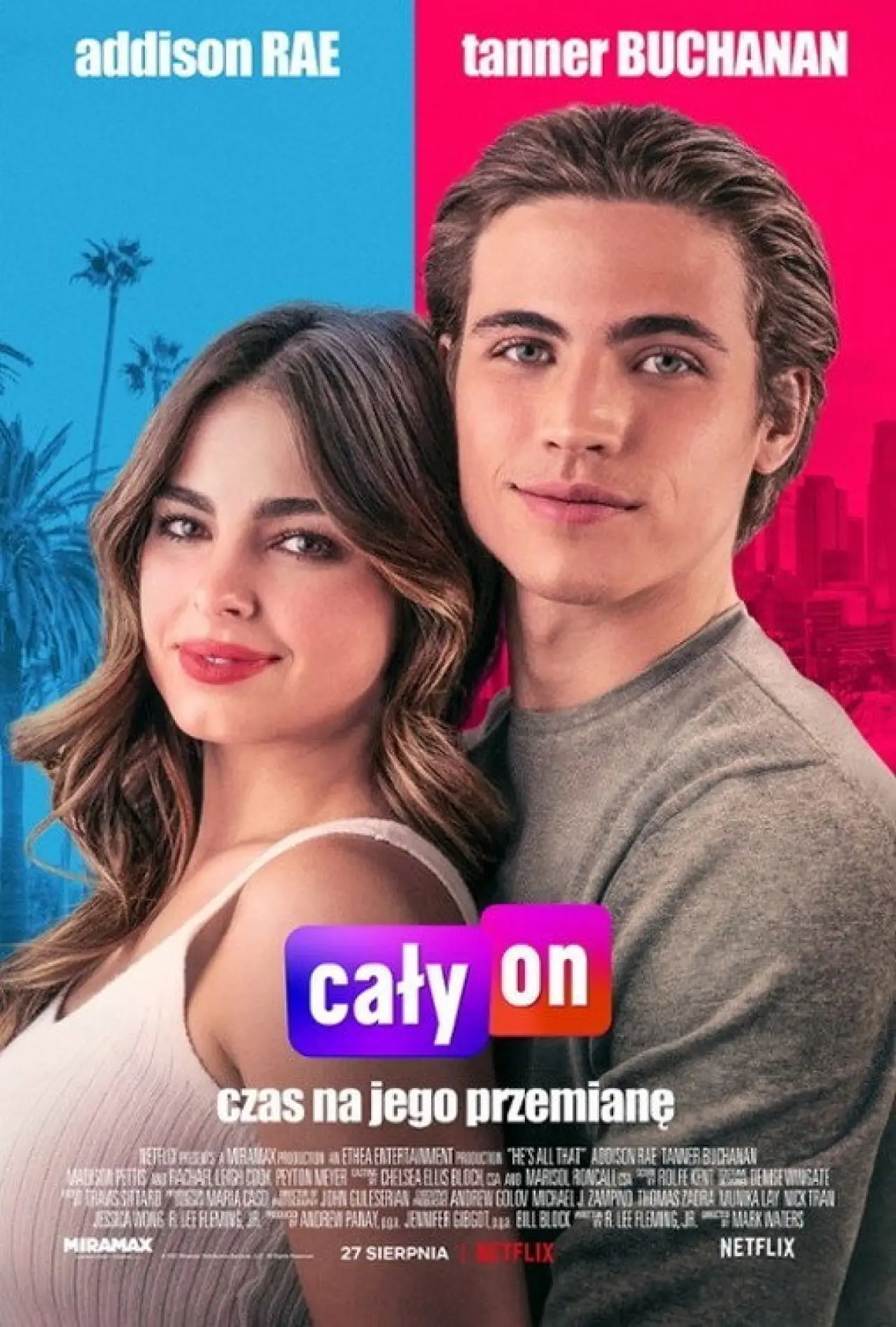 Plakat filmowy "Cały on"