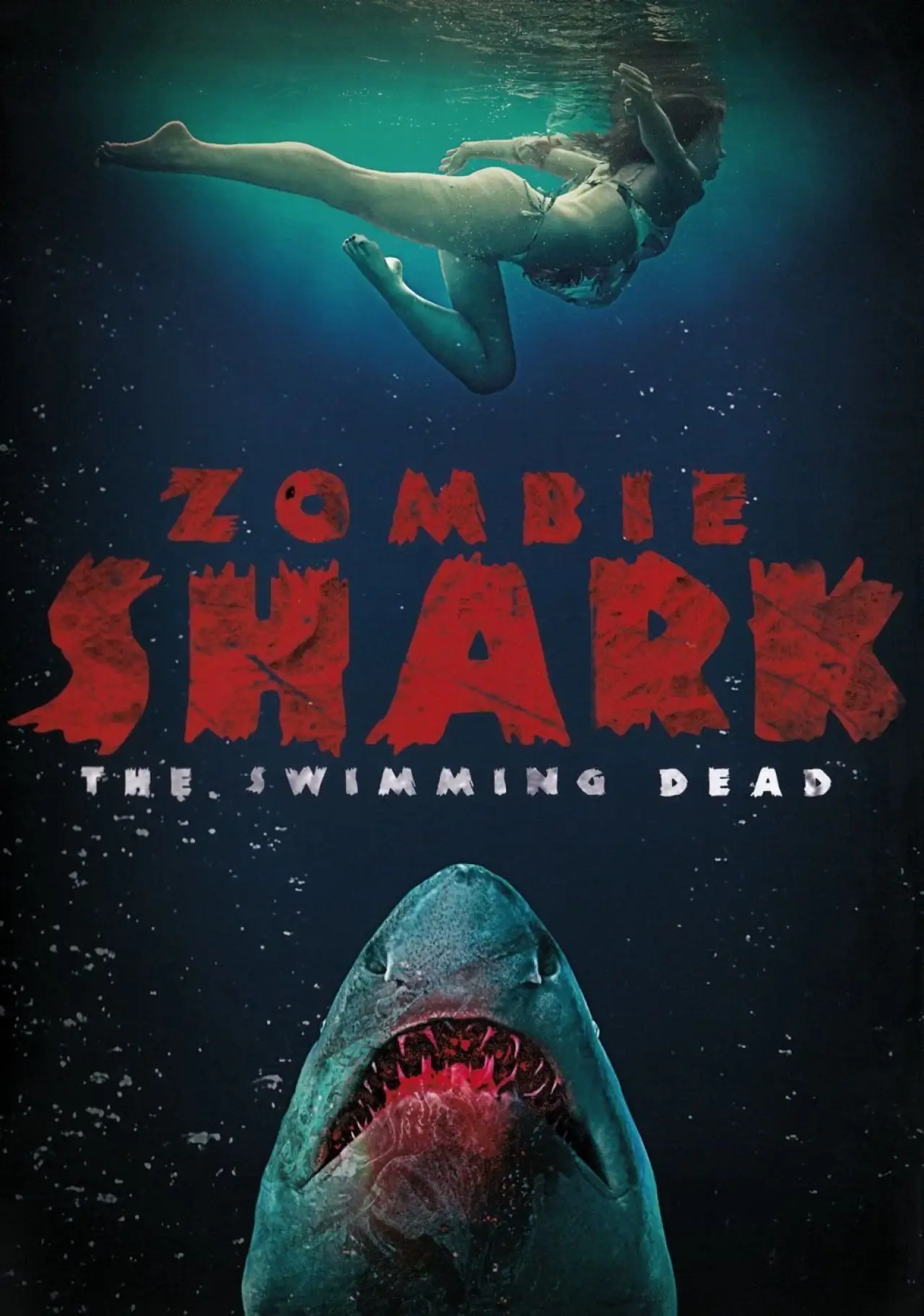 Plakat filmowy "Zombie Shark"