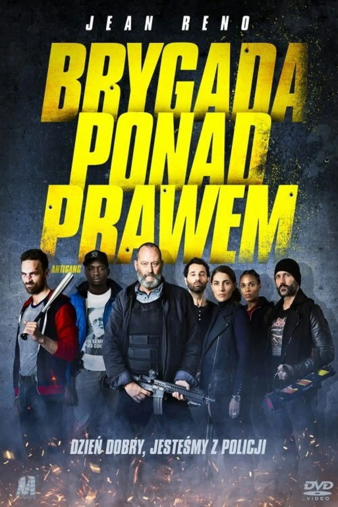 Plakat filmowy "Brygada ponad prawem"