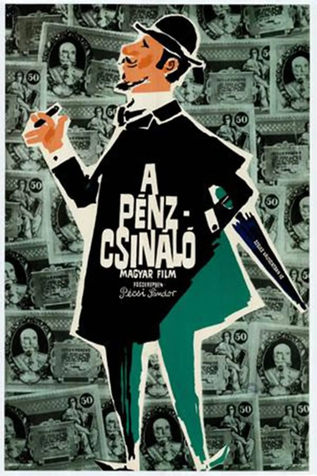 Plakat filmowy "A pénzcsináló"