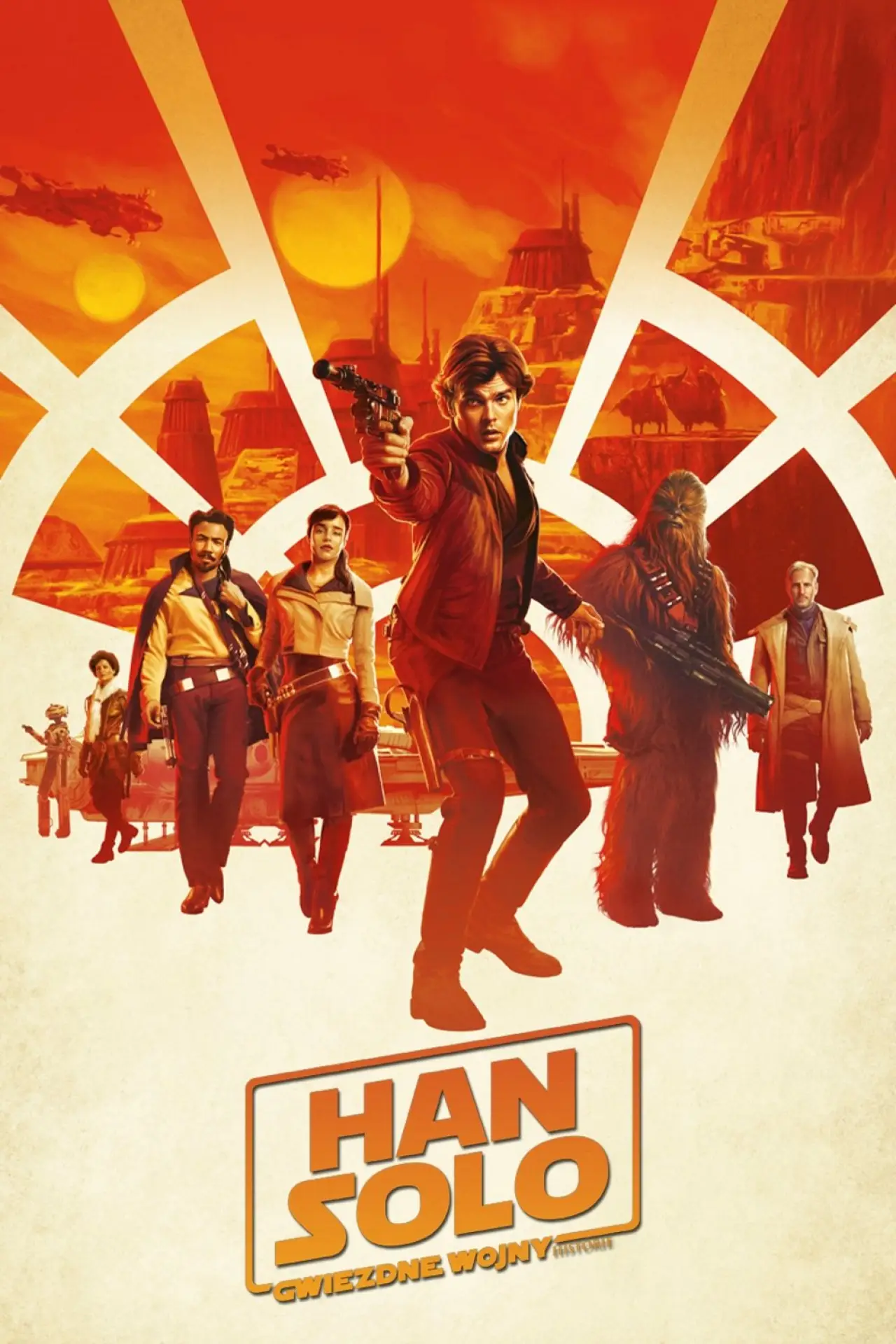 Plakat filmowy "Han Solo: Gwiezdne wojny – historie"