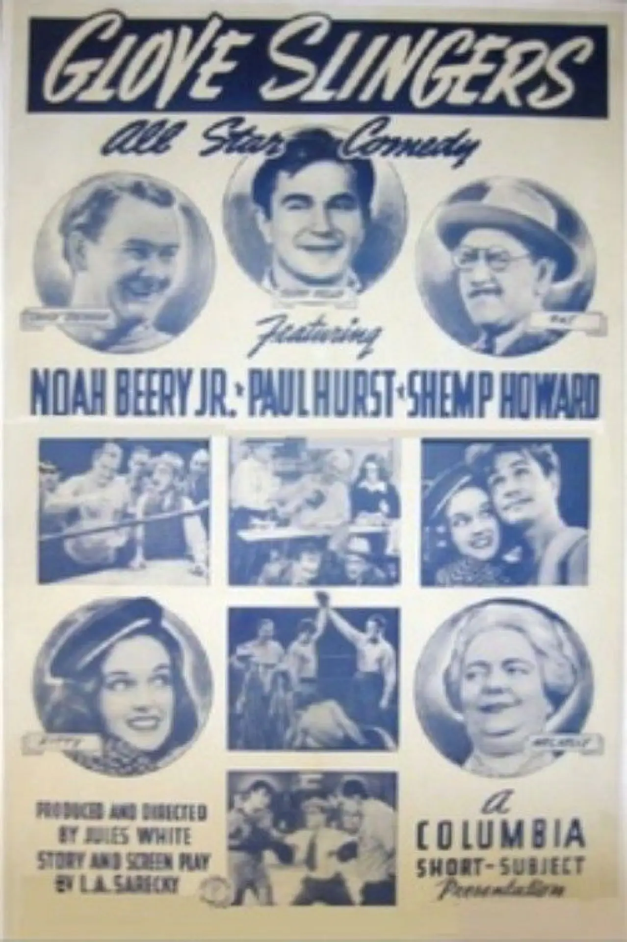 Plakat filmowy "Glove Slingers"