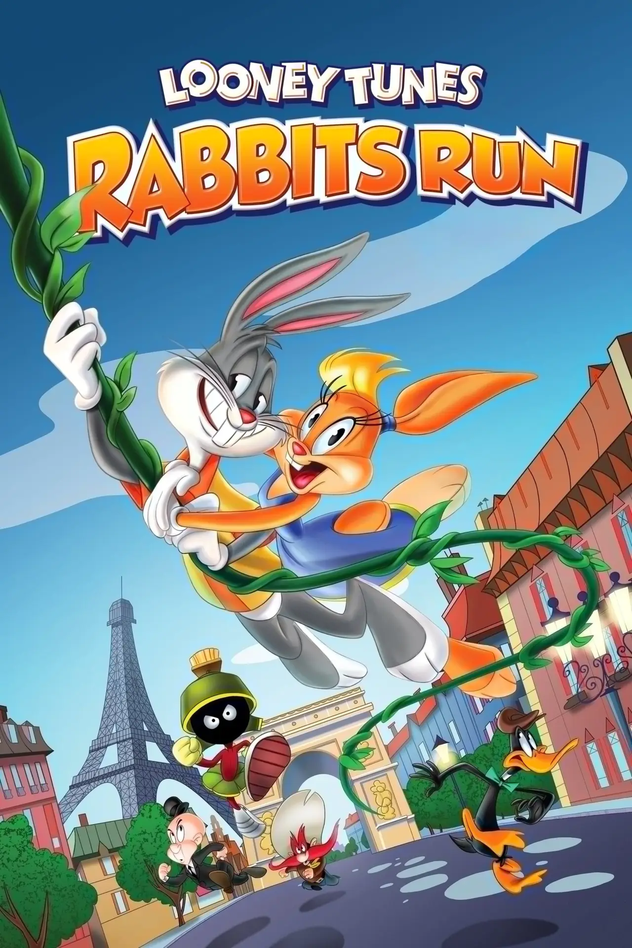 Plakat filmowy "Looney Tunes: Kto dogoni Królika?"