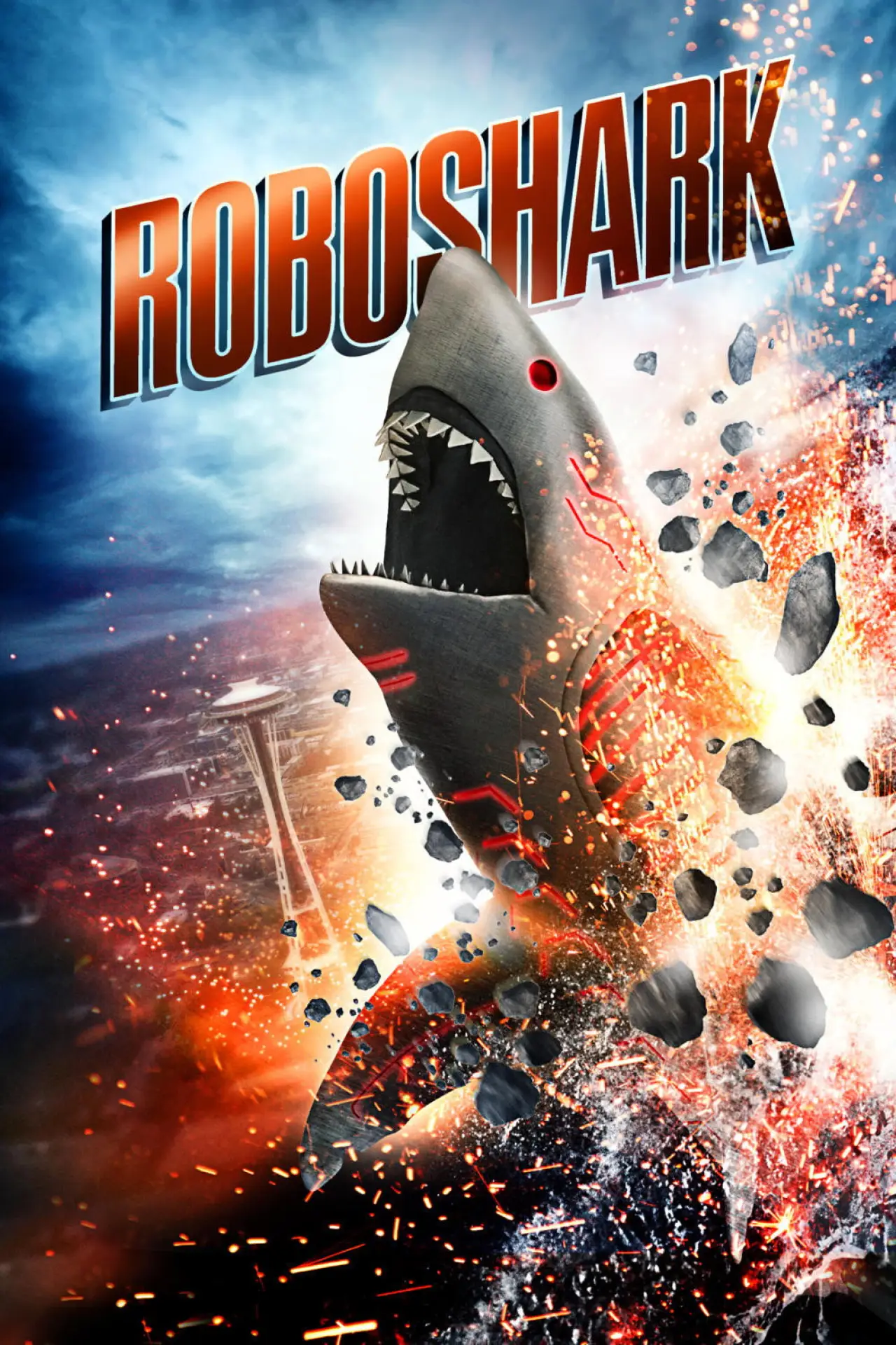 Plakat filmowy "Roboshark"
