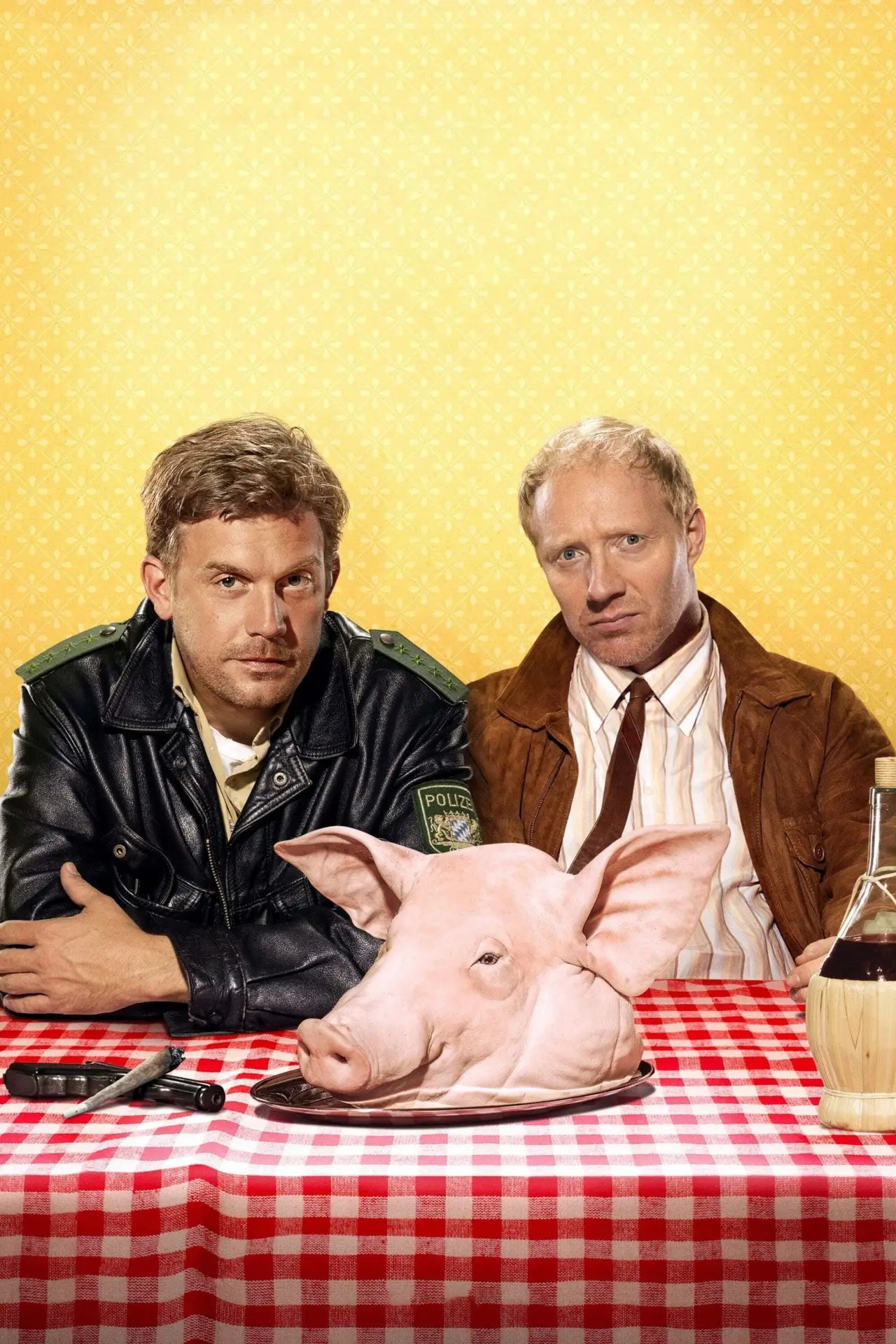 Plakat filmowy "Schweinskopf al dente"