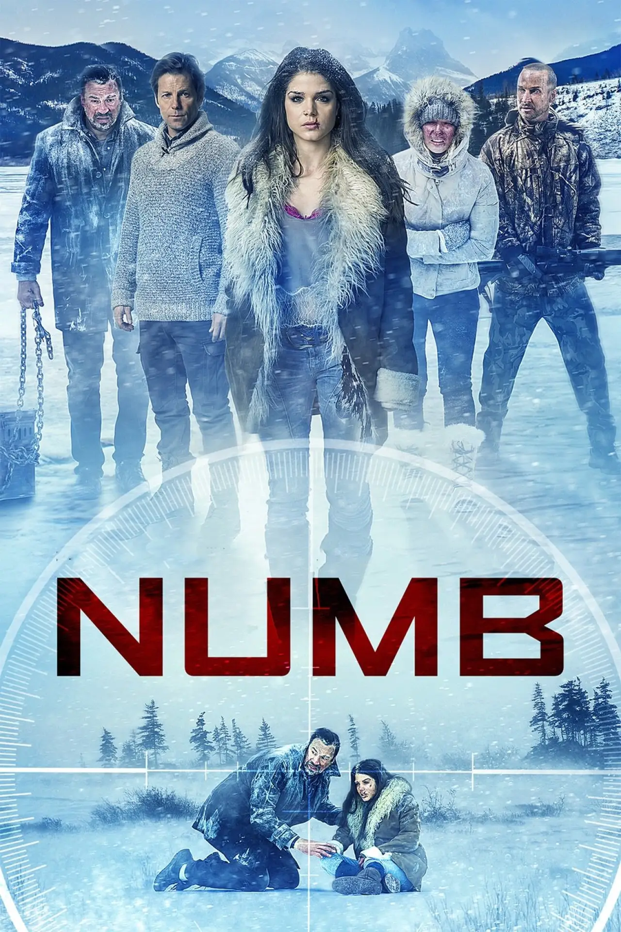 Plakat filmowy "Śnieżna śmierć"