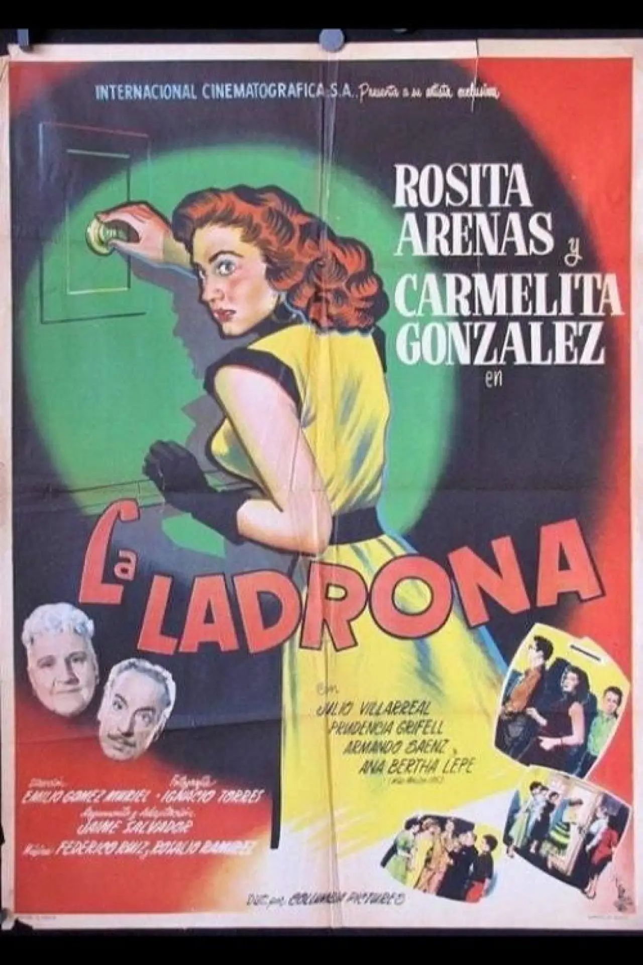 Plakat filmowy "La ladrona"