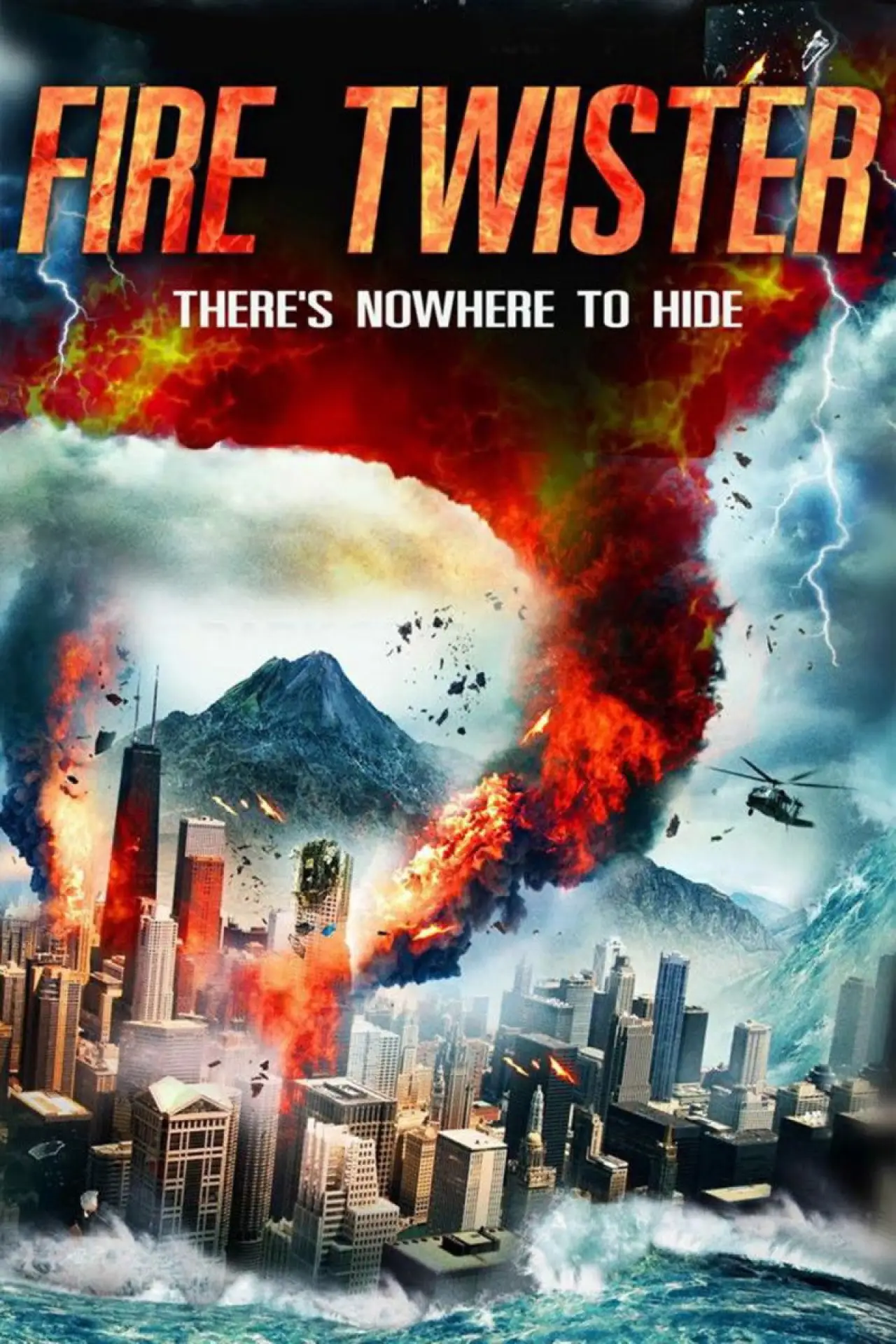 Plakat filmowy "Ogniste tornado"