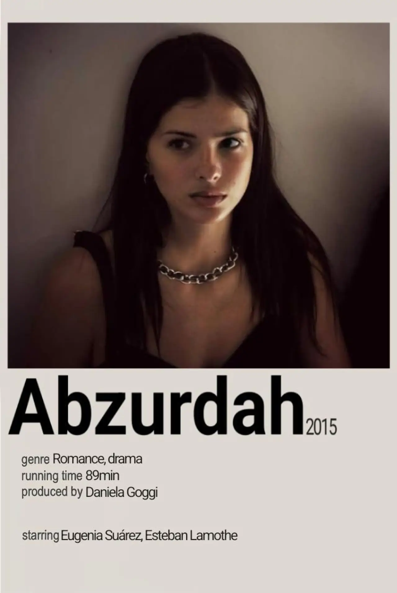Plakat filmowy "Abzurdah"