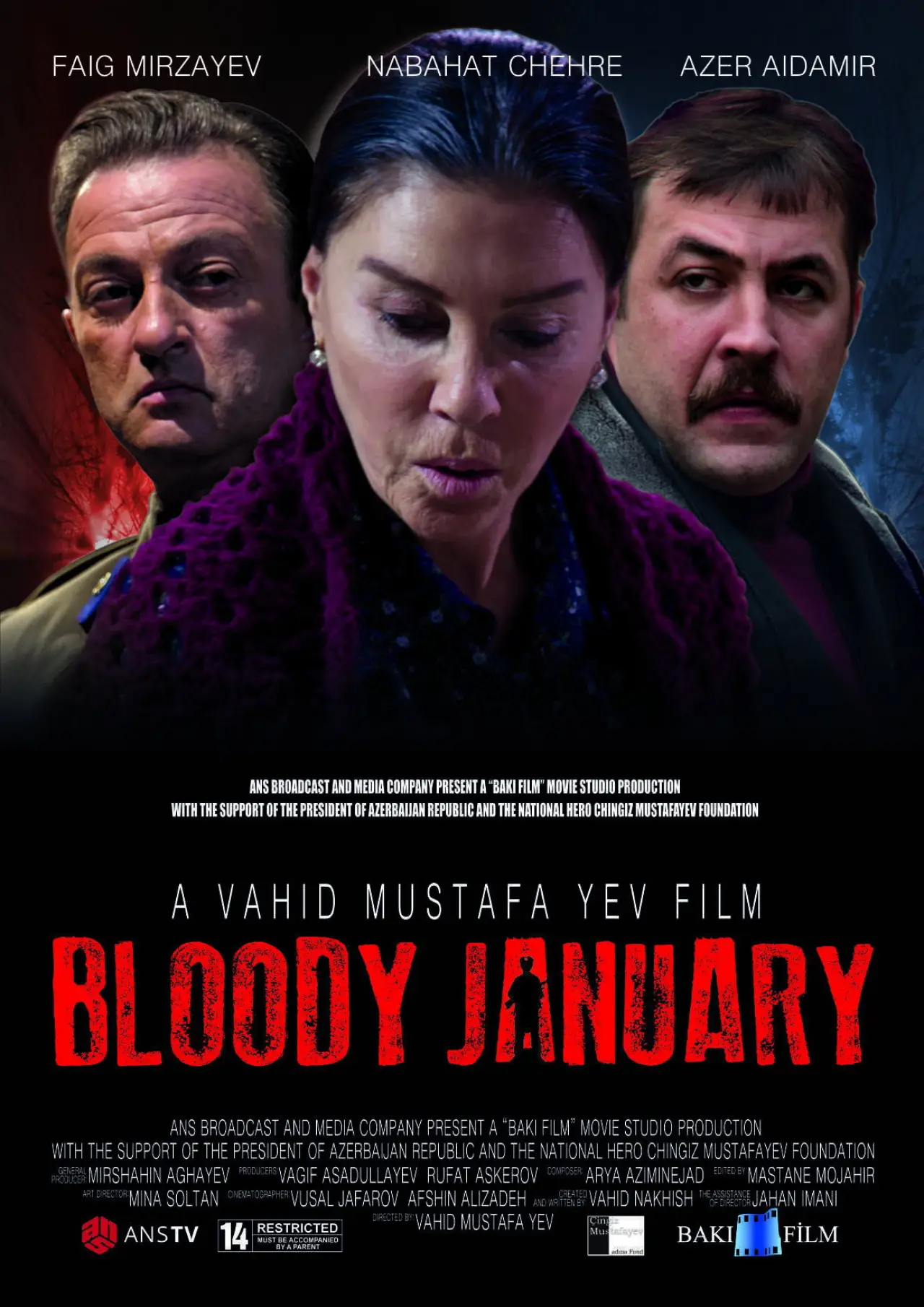 Plakat filmowy "Qanlı Yanvar"