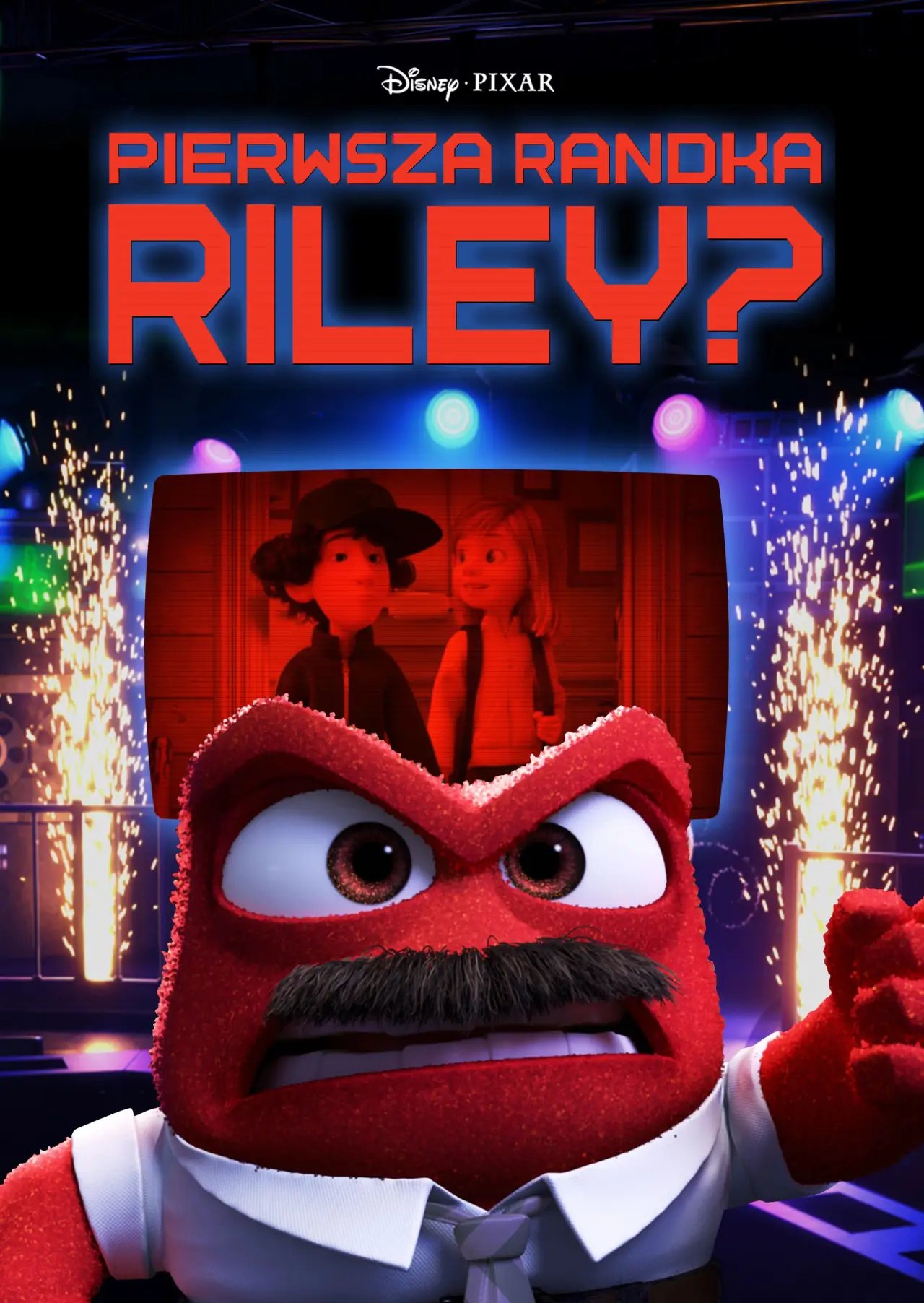 Plakat filmowy "Pierwsza randka Riley?"