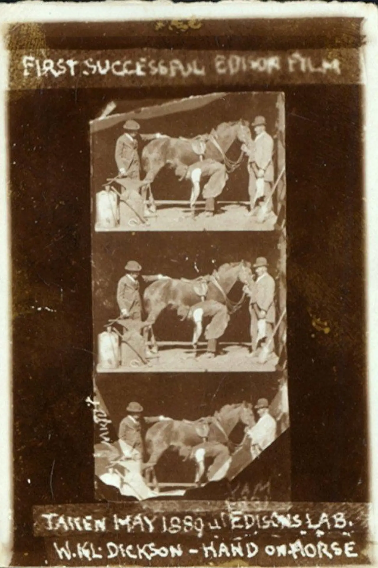 Plakat filmowy "Horse Shoeing"