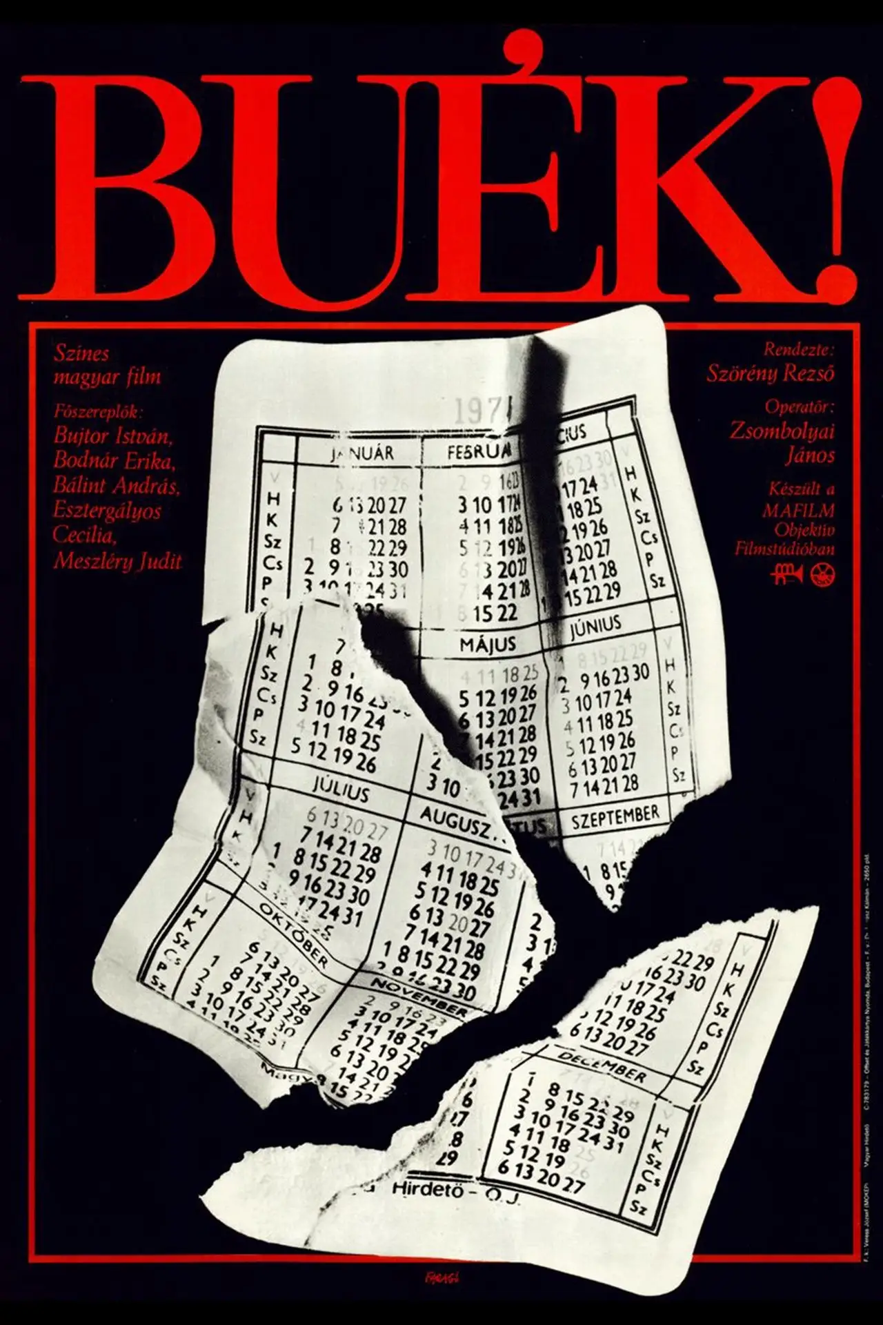 Plakat filmowy "BUÉK!"
