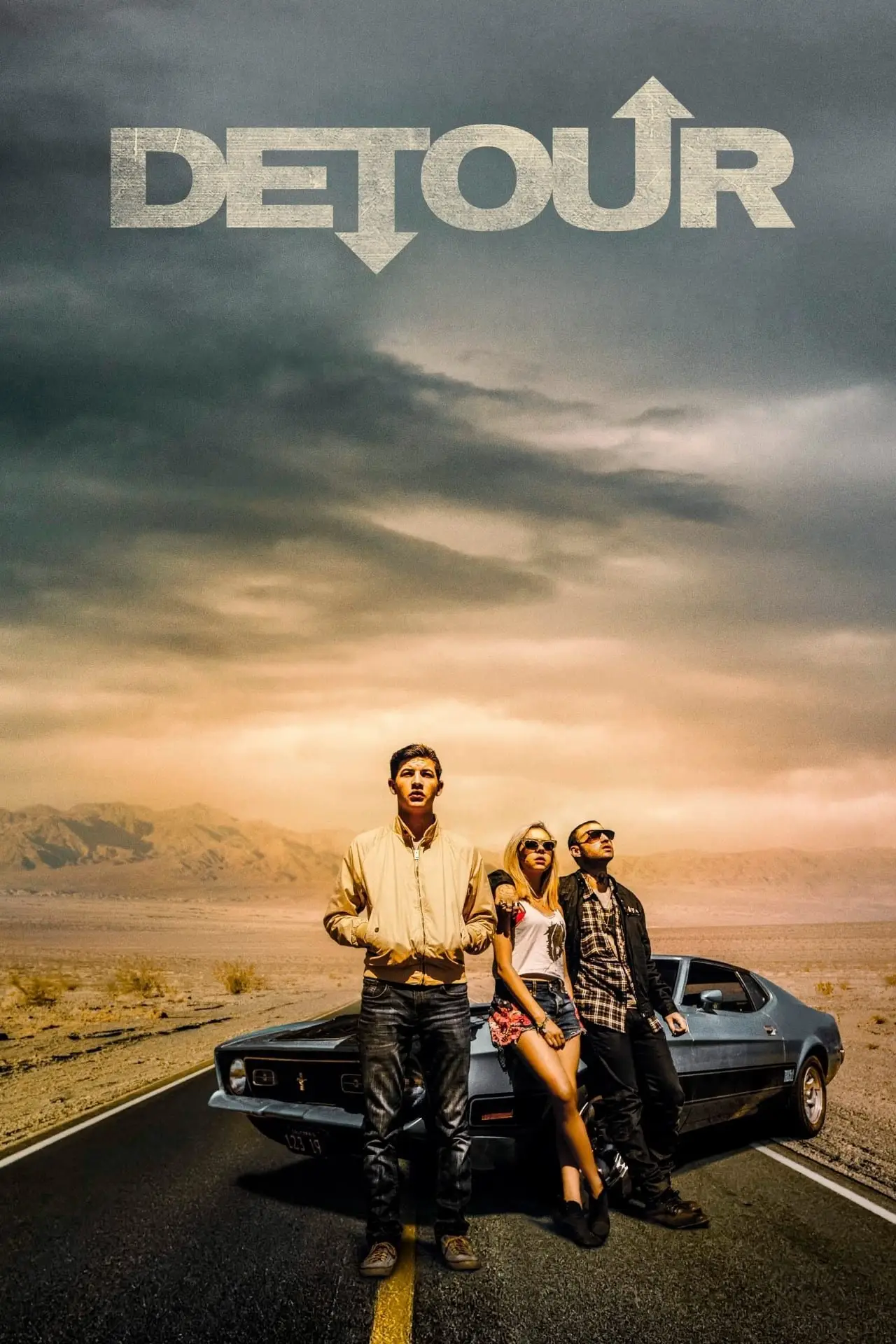 Plakat filmowy "Objazd"