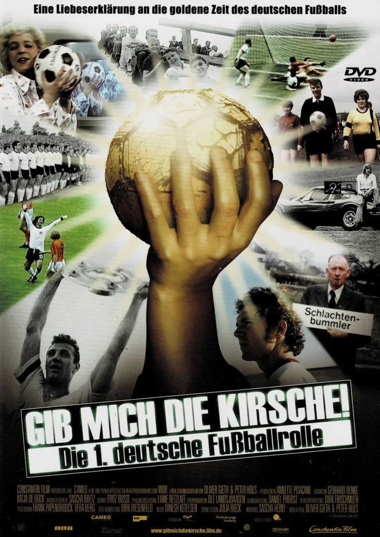 Plakat filmowy "Gib mich die Kirsche! – Die 1. deutsche Fußballrolle"