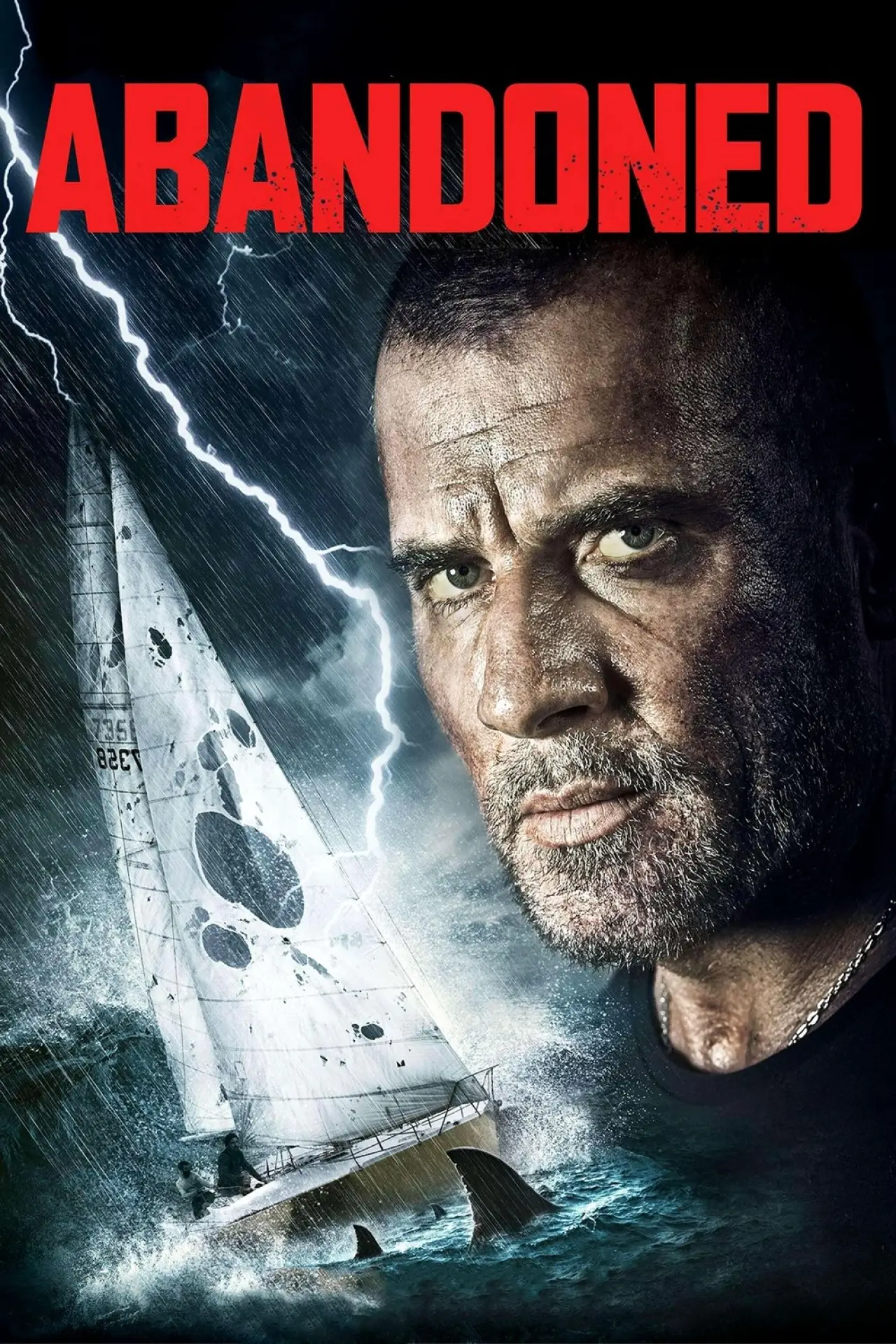 Plakat filmowy "Za burtą"