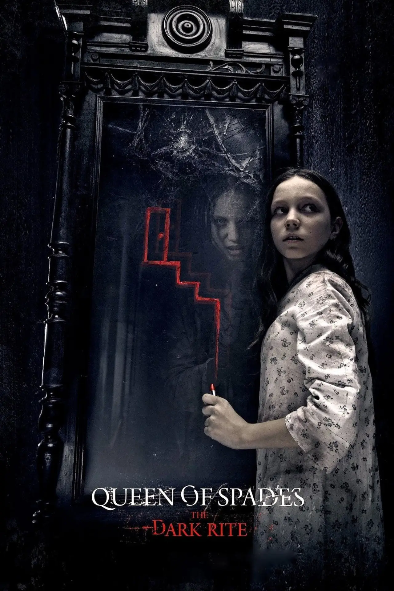 Plakat filmowy "Dama Pikowa - Mroczny rytuał"