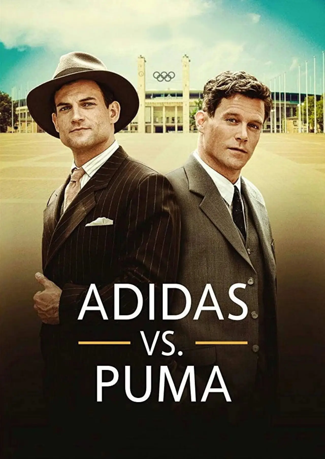 Plakat filmowy "Adidas kontra Puma"