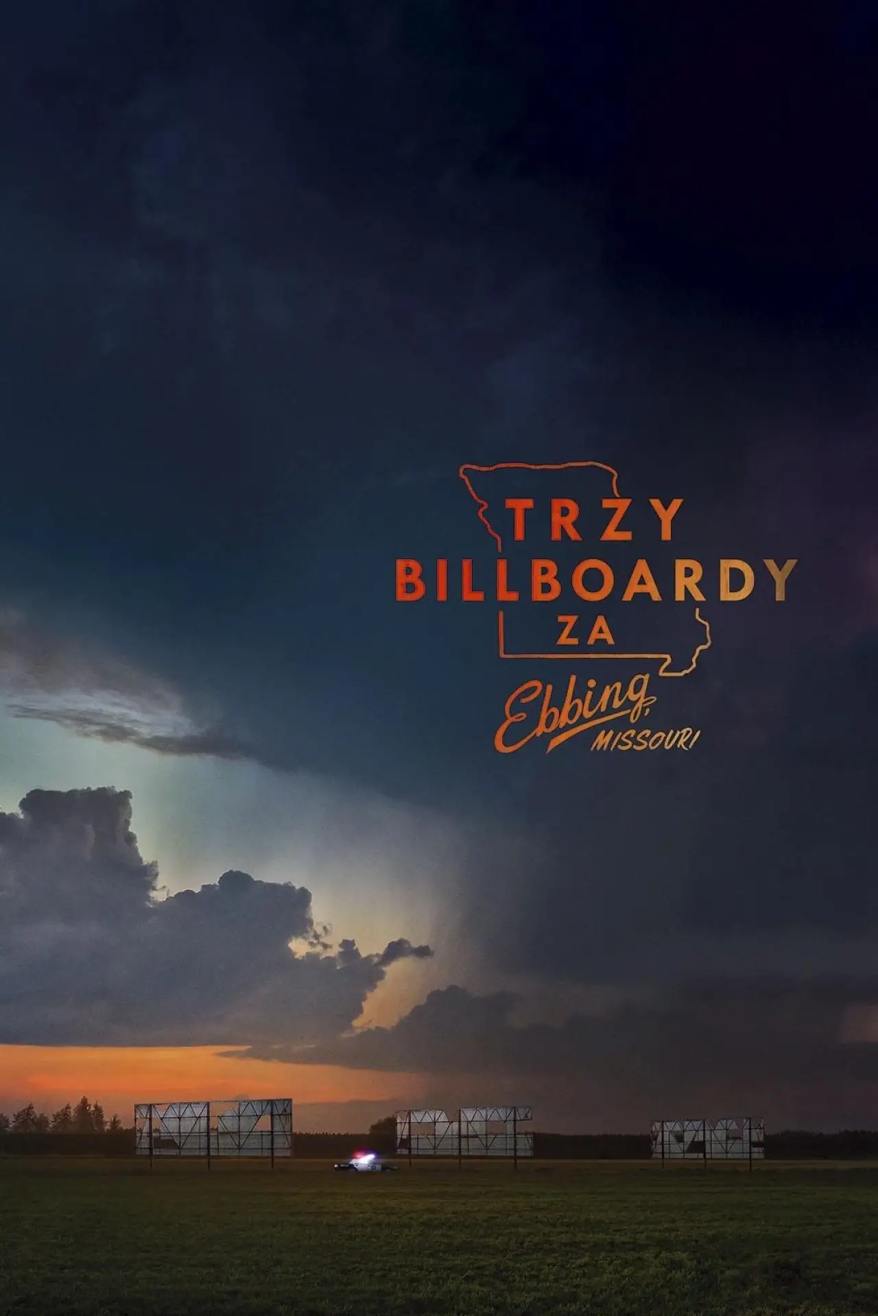 Plakat filmowy "Trzy billboardy za Ebbing, Missouri"