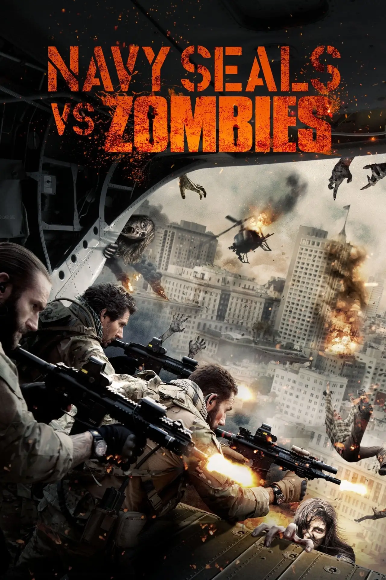 Plakat filmowy "Navy Seals kontra zombie"
