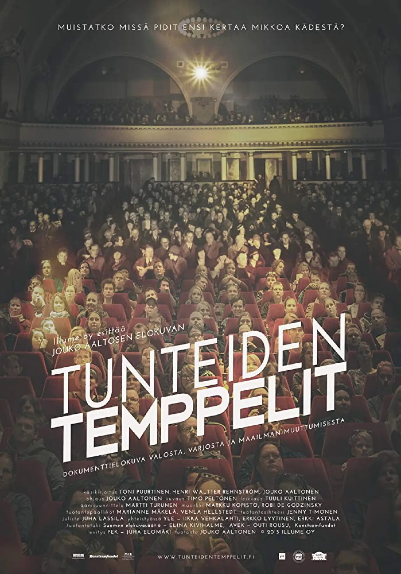 Plakat filmowy "Tunteiden Temppelit"