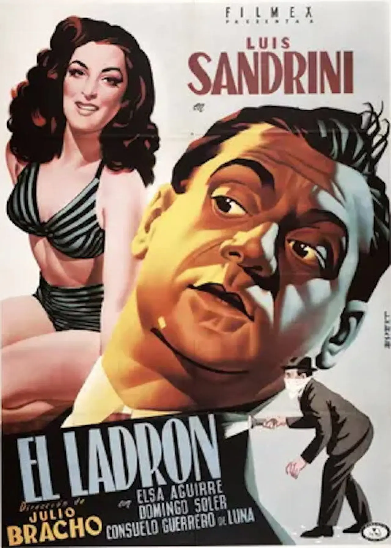 Plakat filmowy "El ladrón"