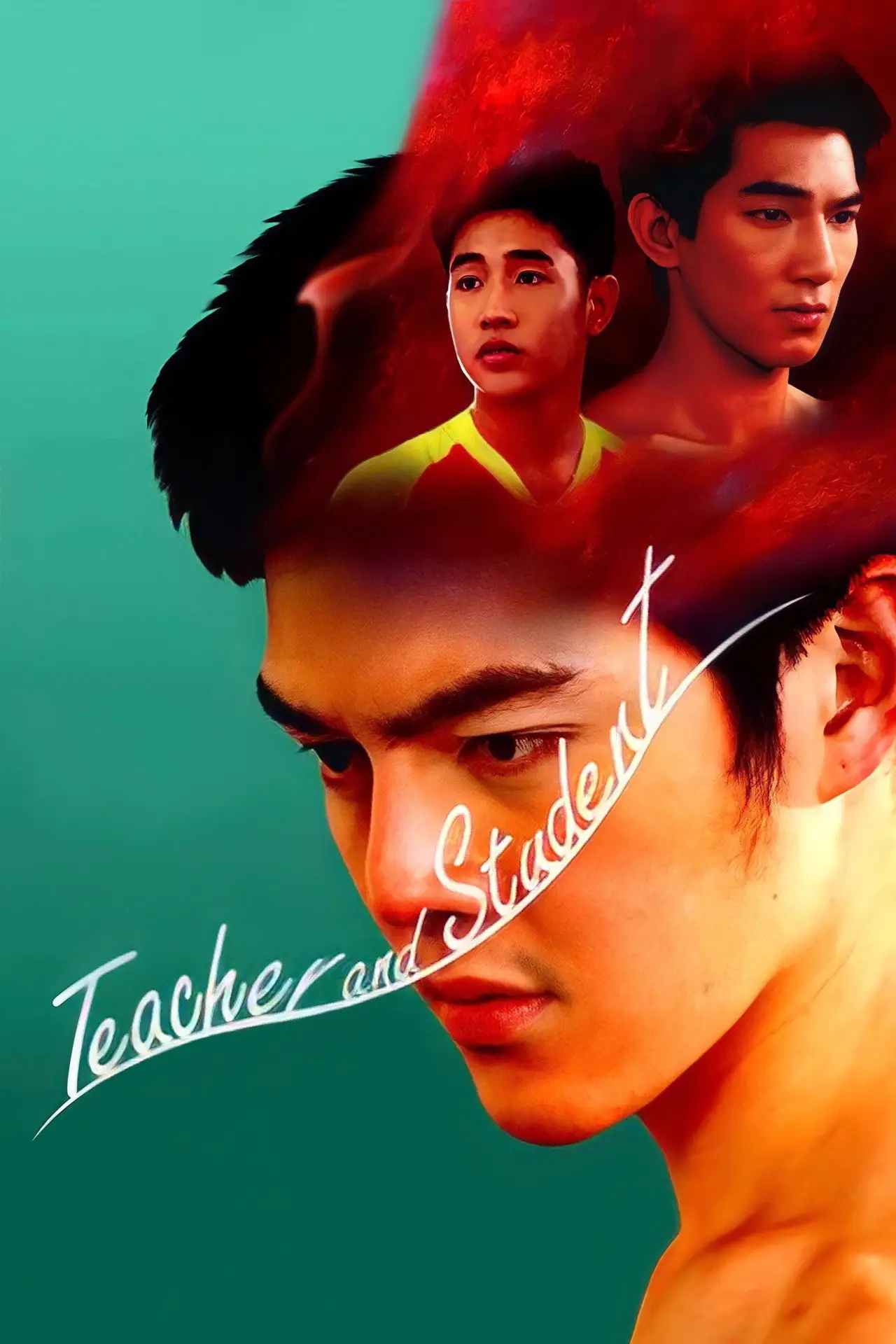 Plakat filmowy "ครูและนักเรียน"