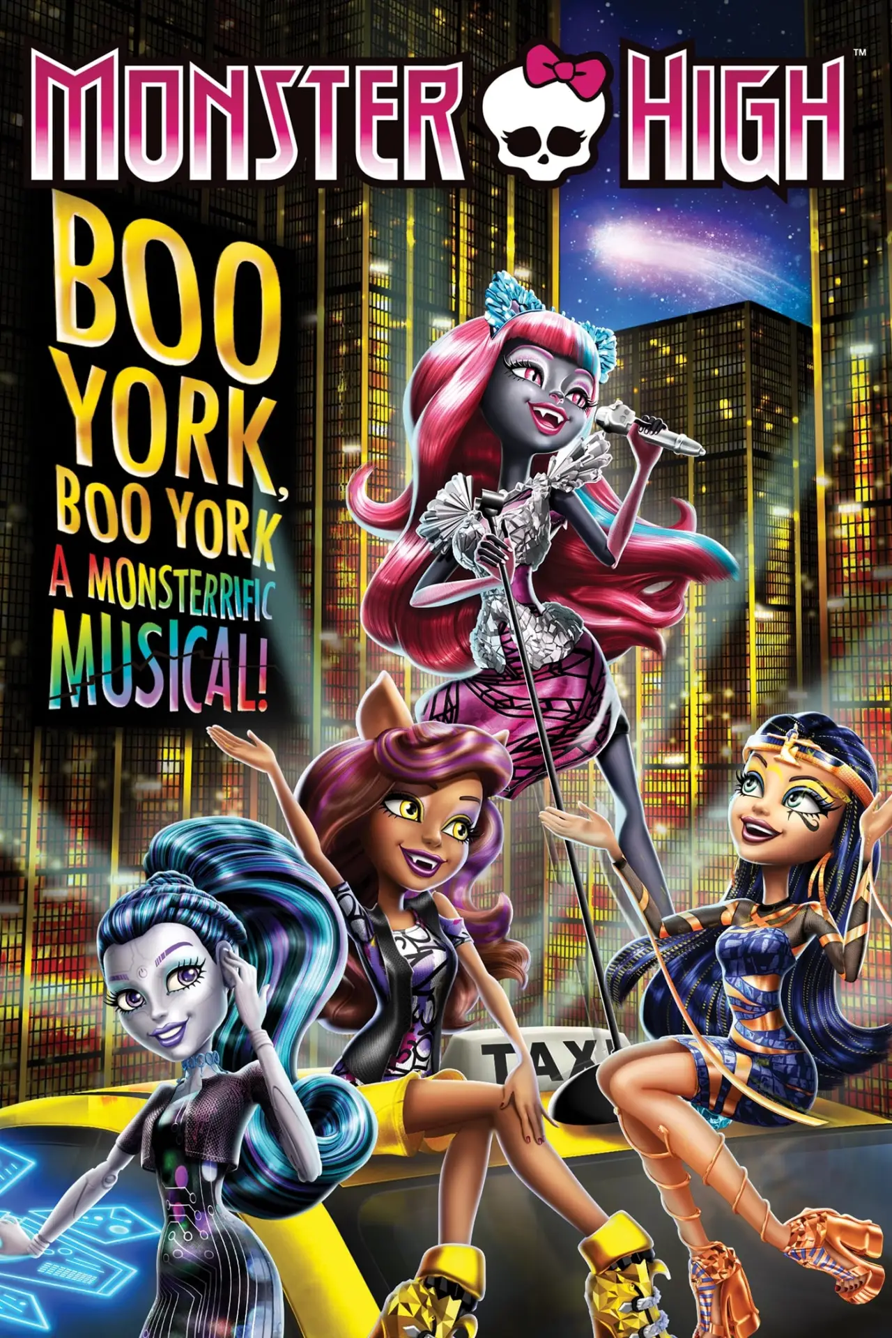 Plakat filmowy "Monster High: Boo York, Boo York"