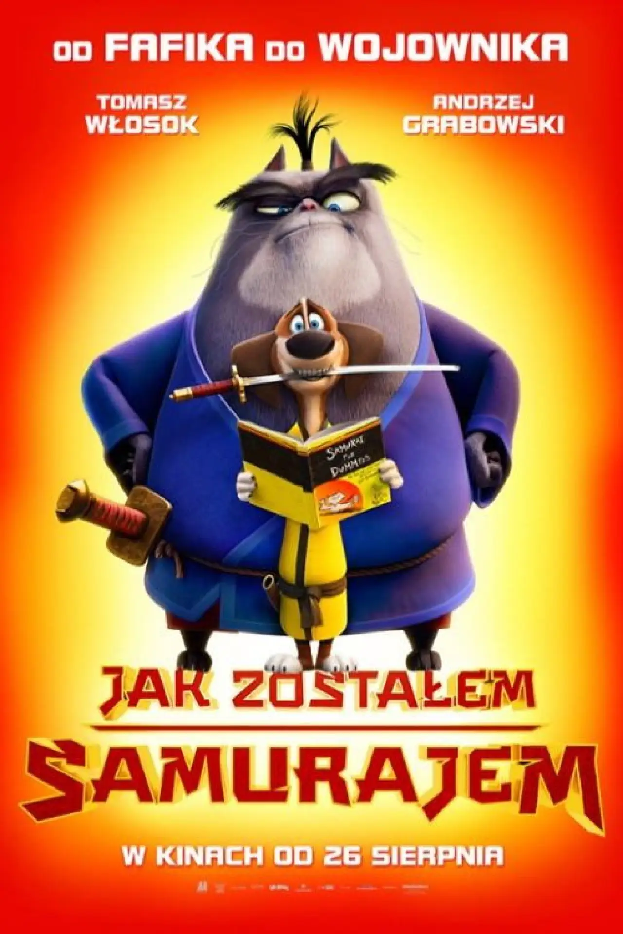 Plakat filmowy "Jak zostałem samurajem"