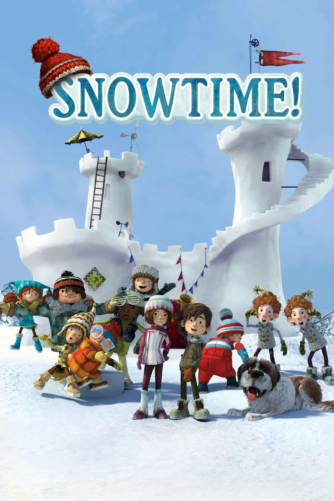 Plakat filmowy "La guerre des tuques 3D"