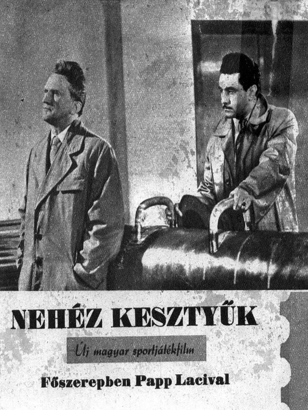 Plakat filmowy "Nehéz kesztyük"