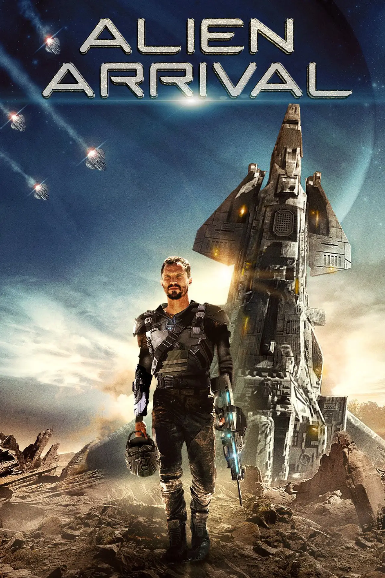 Plakat filmowy "Przybycie obcych"