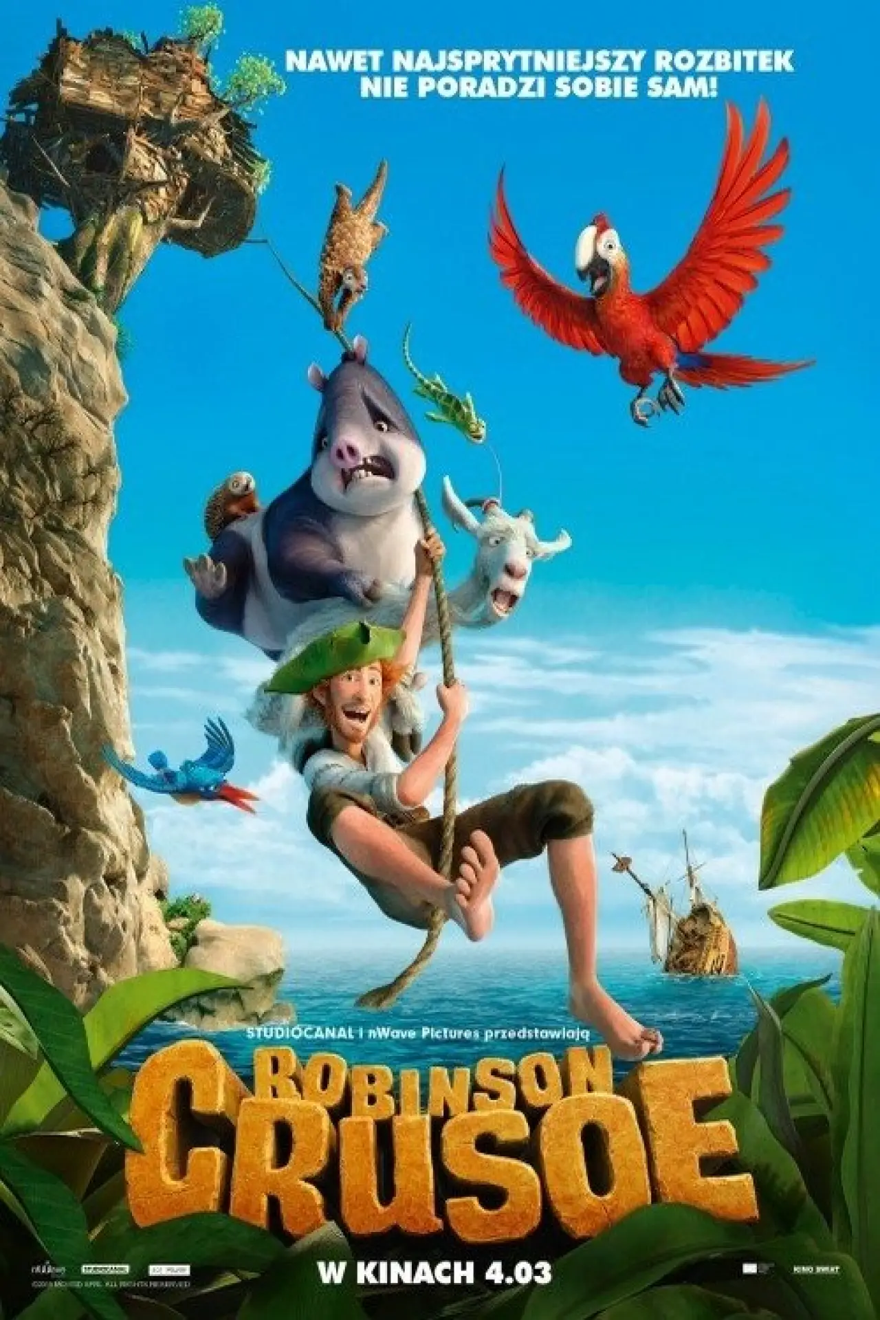 Plakat filmowy "Robinson Crusoe"