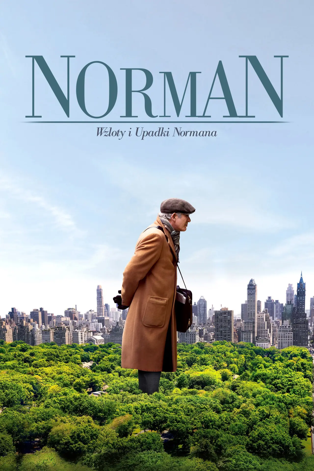 Plakat filmowy "Wzloty i upadki Normana"