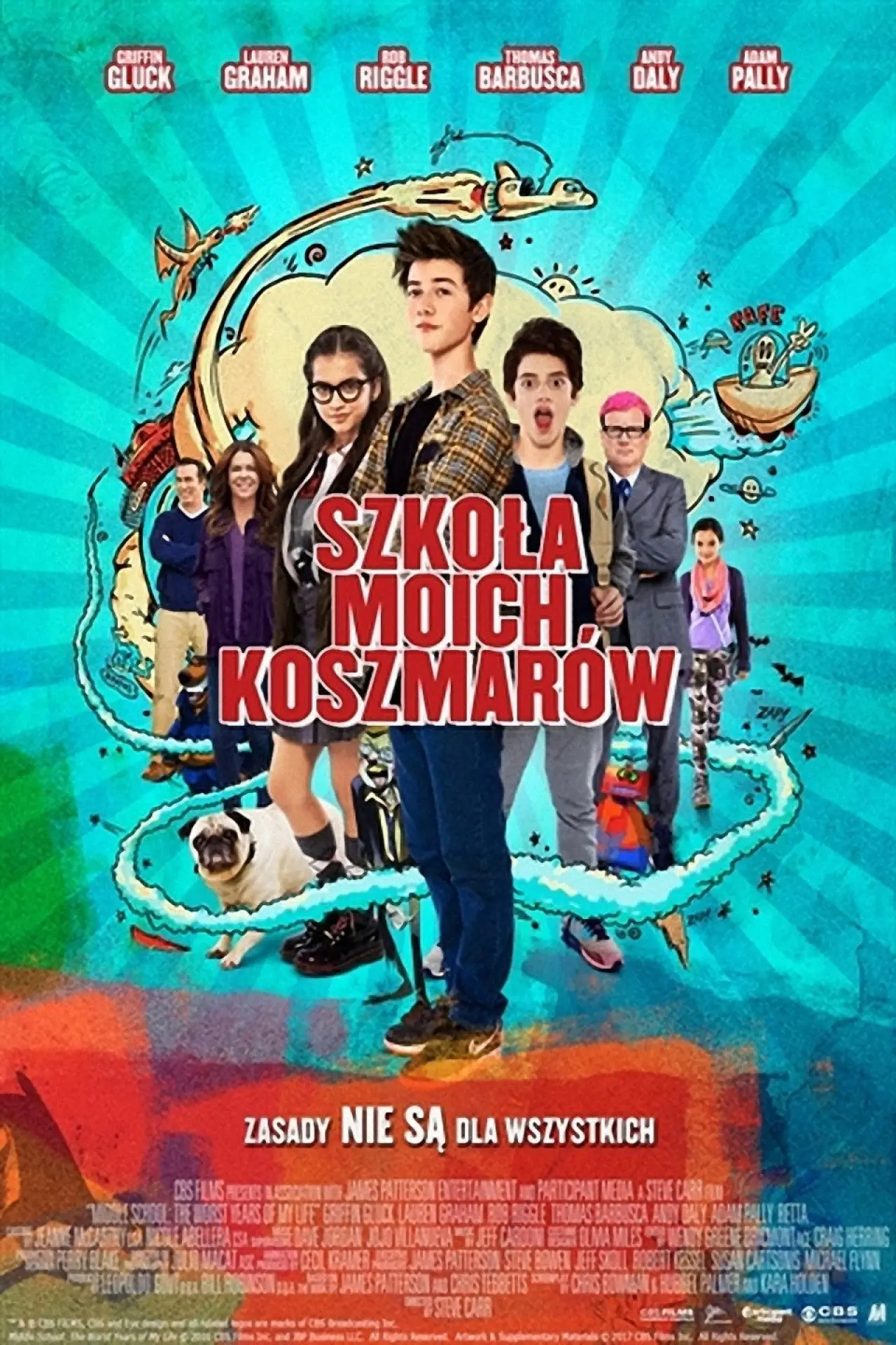 Plakat filmowy "Szkoła moich koszmarów"
