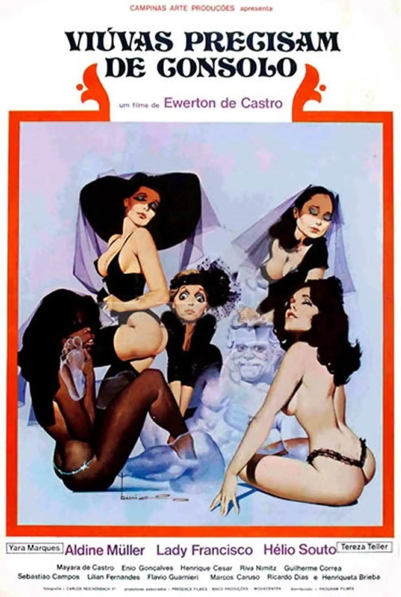 Plakat filmowy "Viúvas Precisam de Consolo"
