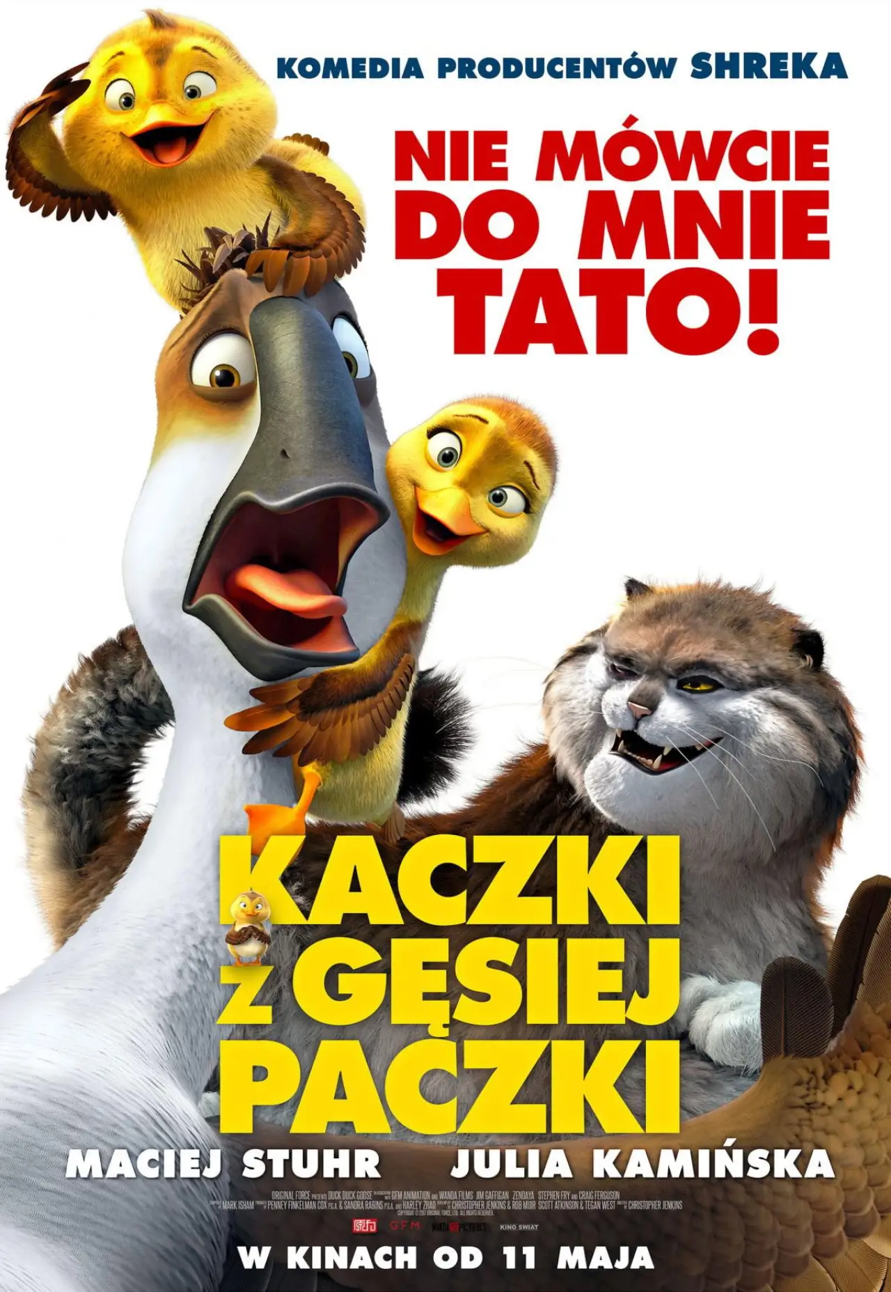 Plakat filmowy "Kaczki z gęsiej paczki"