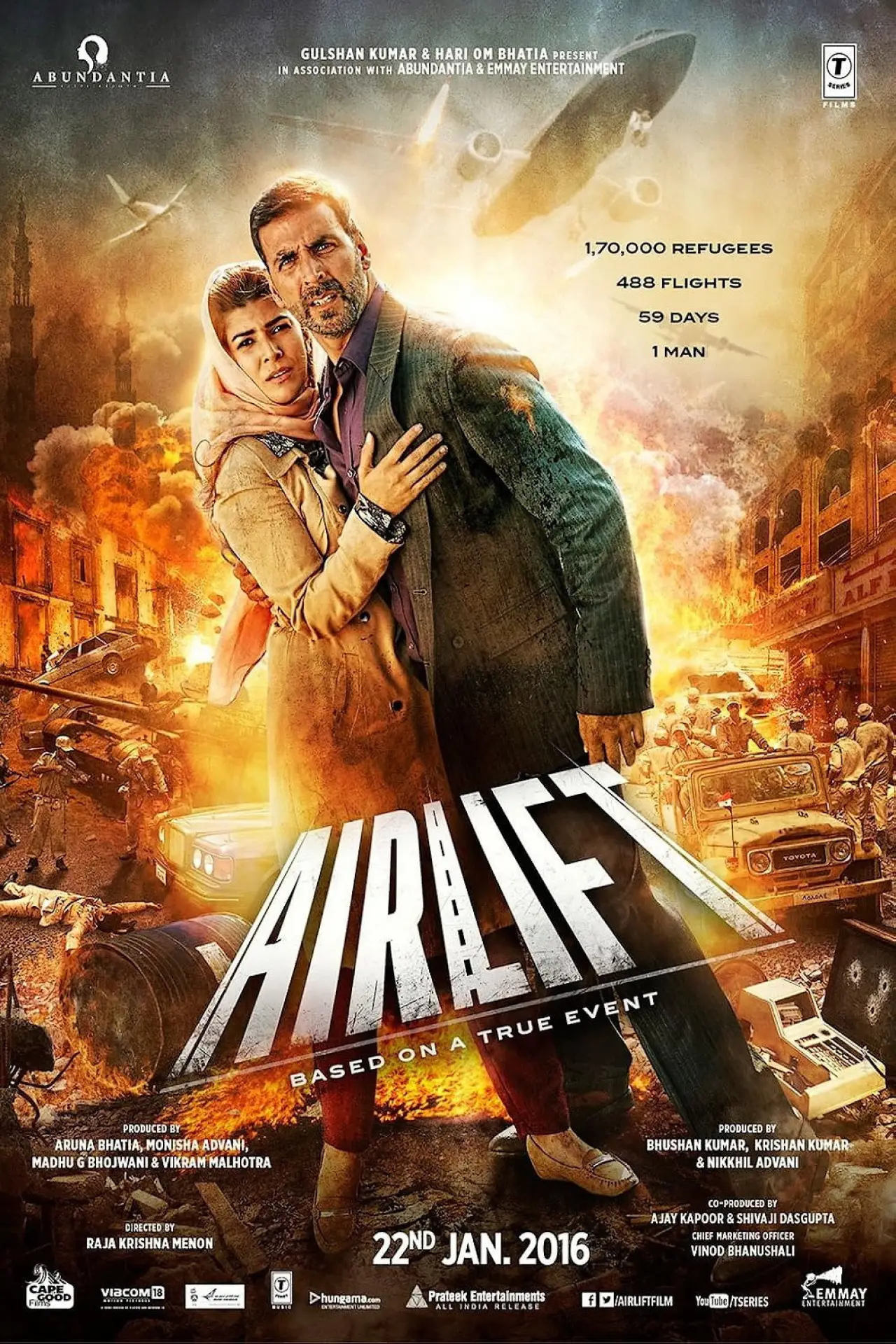 Plakat filmowy "Airlift"