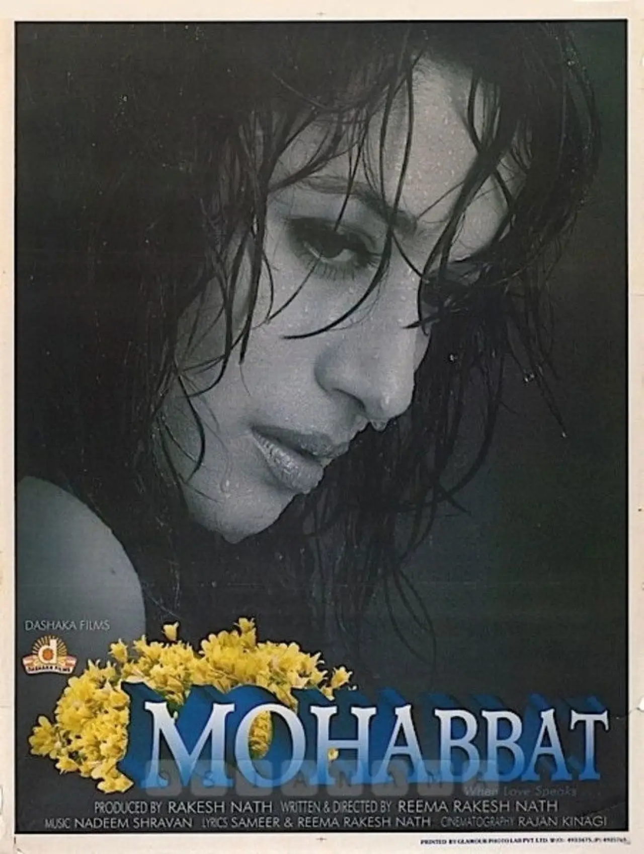 Plakat filmowy "Mohabbat"