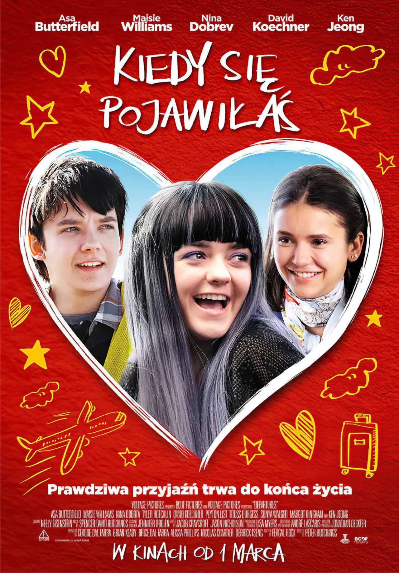Plakat filmowy "Kiedy się pojawiłaś"