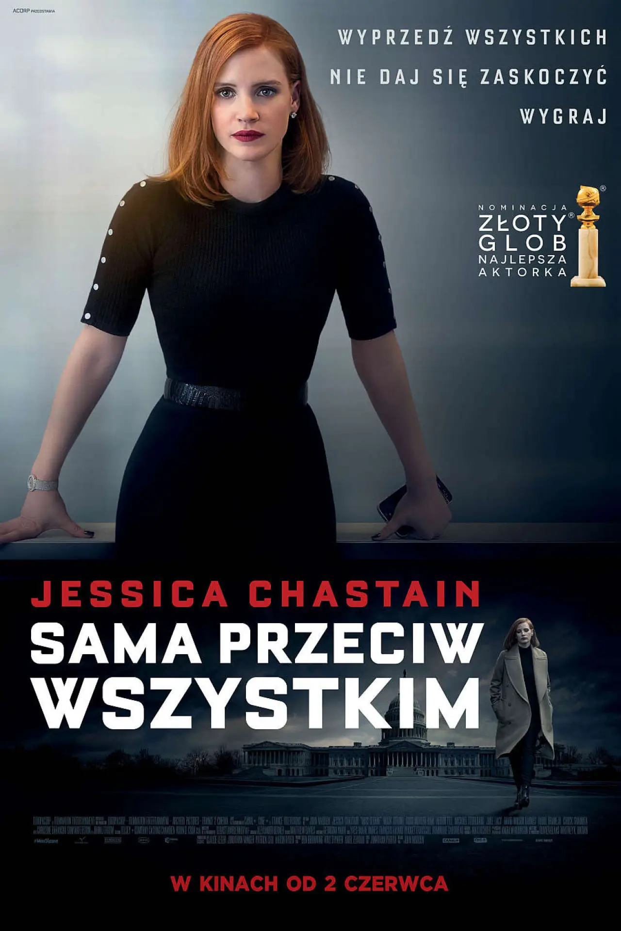 Plakat filmowy "Sama przeciw wszystkim"