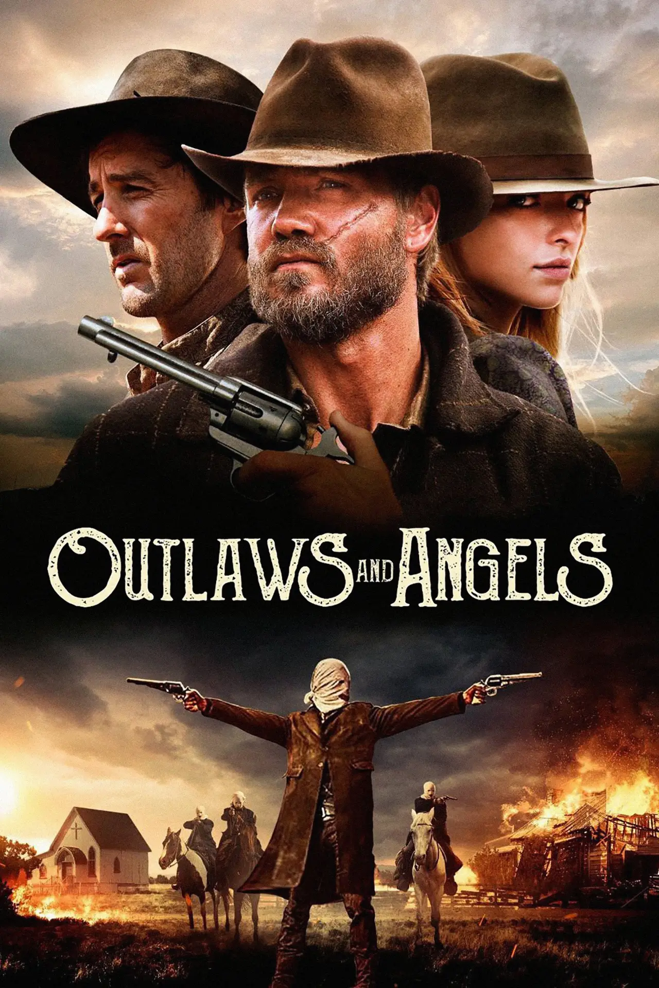 Plakat filmowy "Bandyci i aniołki"