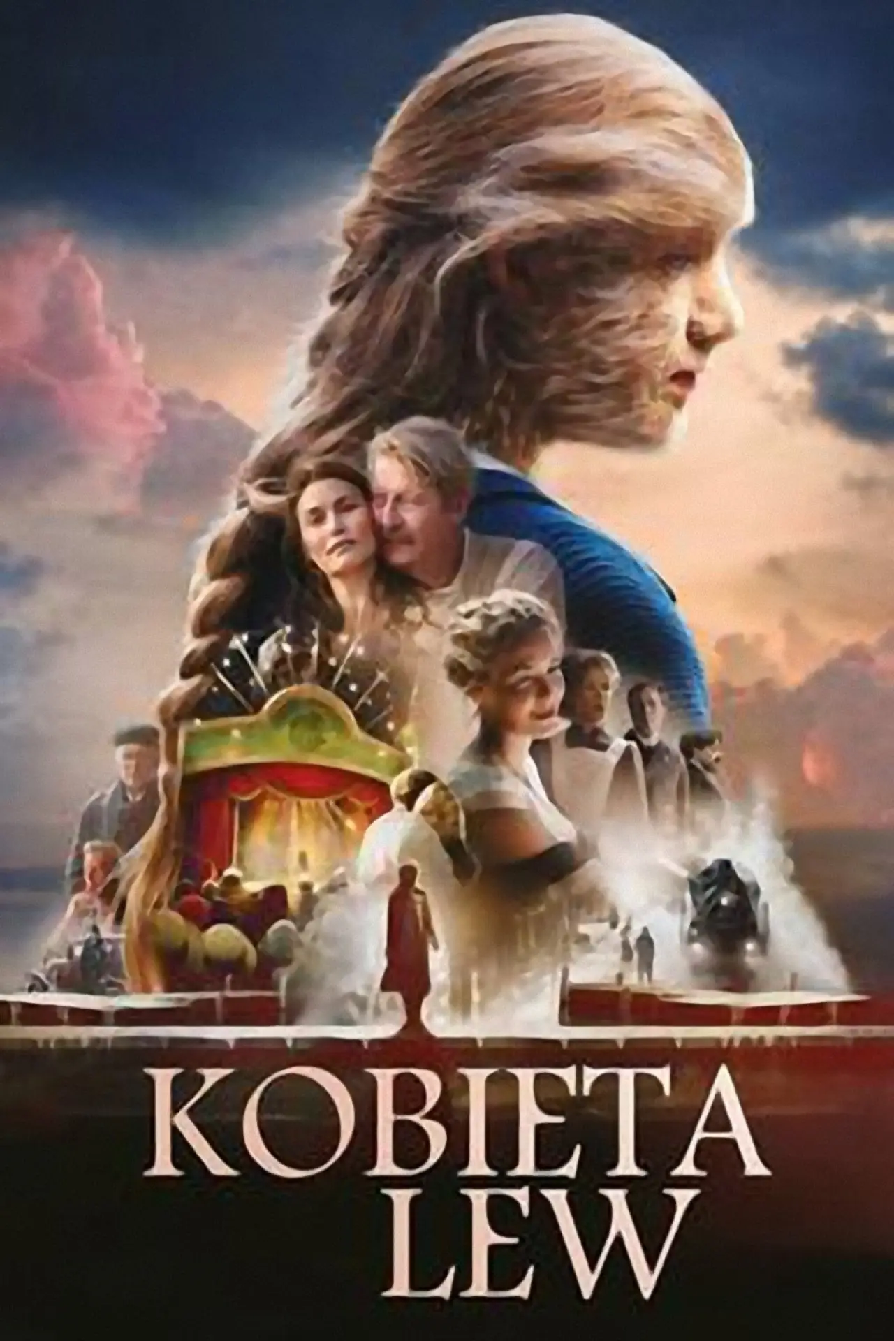 Plakat filmowy "Kobieta Lew"