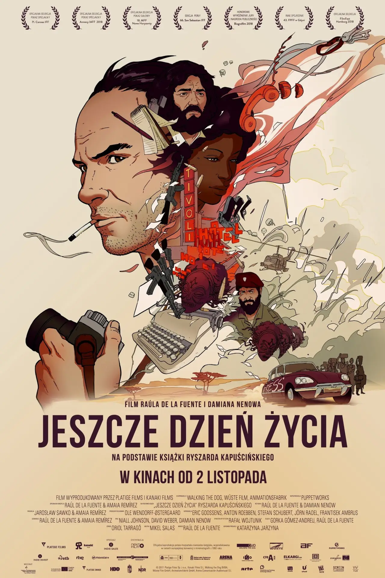 Plakat filmowy "Jeszcze dzień życia"