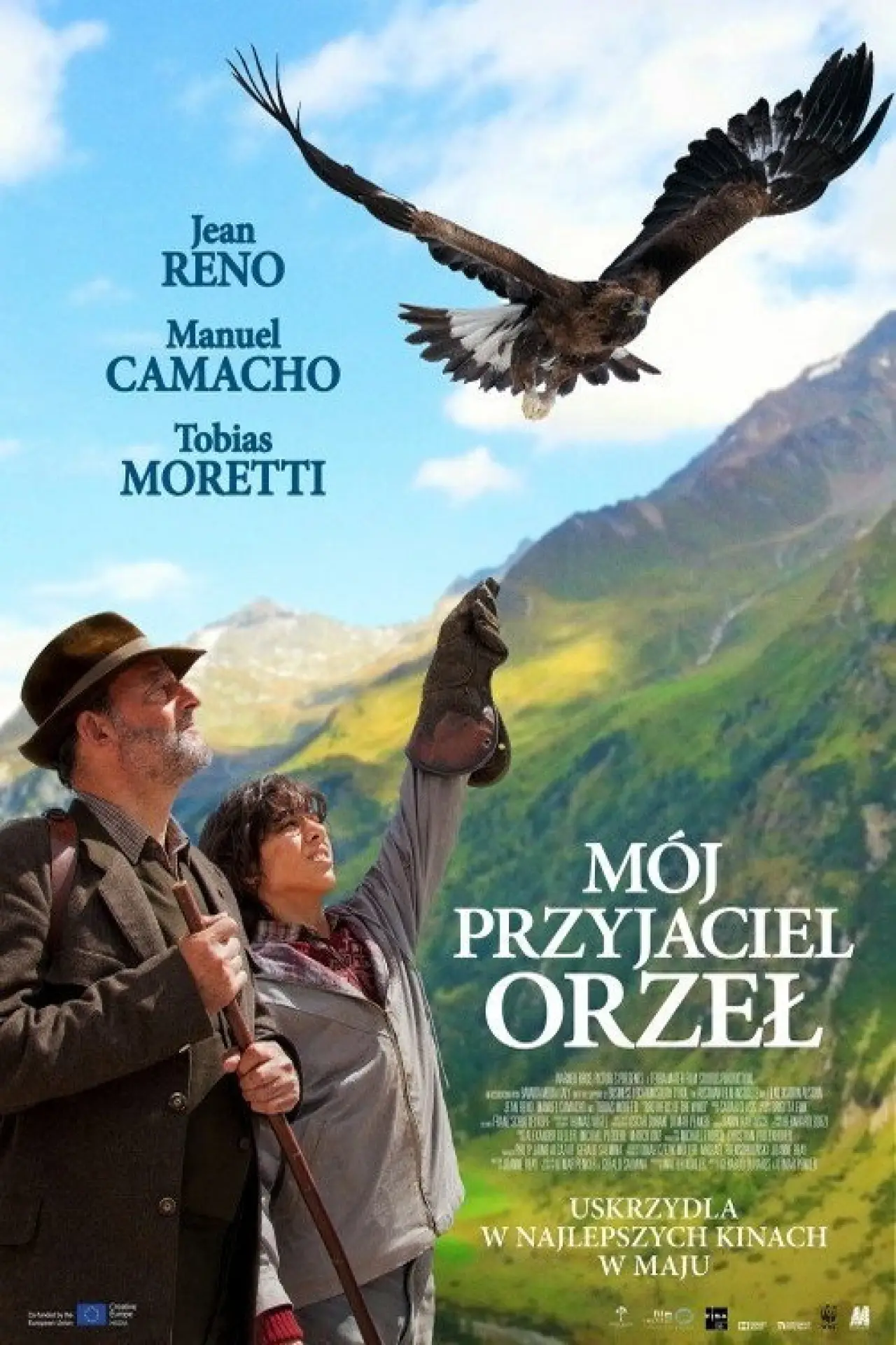 Plakat filmowy "Mój przyjaciel orzeł"