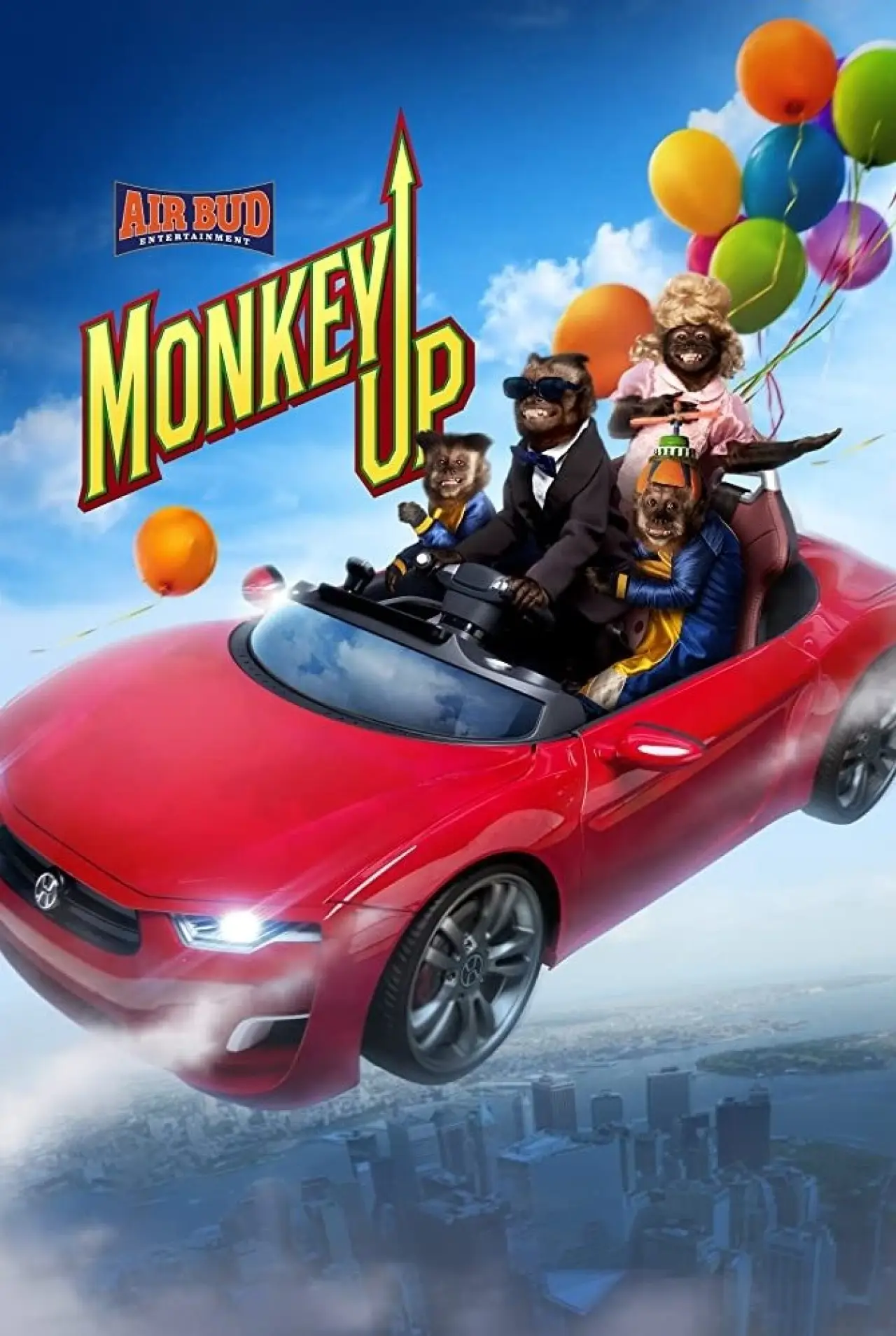 Plakat filmowy "Monty: małpia gwiazda"