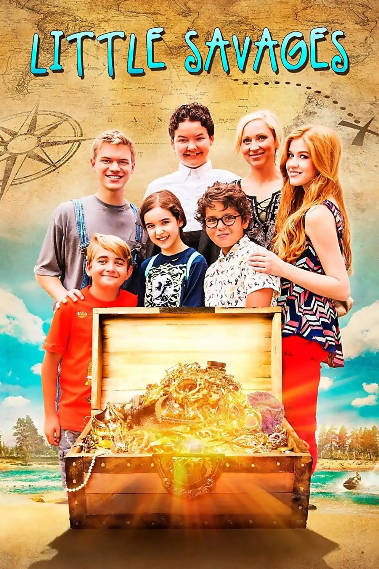 Plakat filmowy "Małe dzikusy"