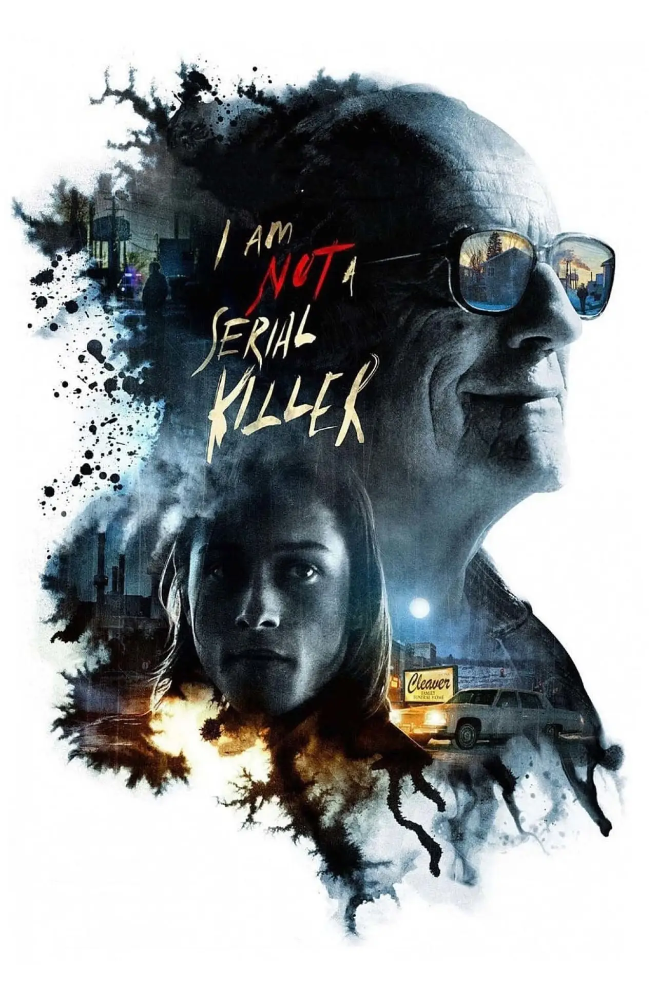 Plakat filmowy "Nie jestem seryjnym mordercą"