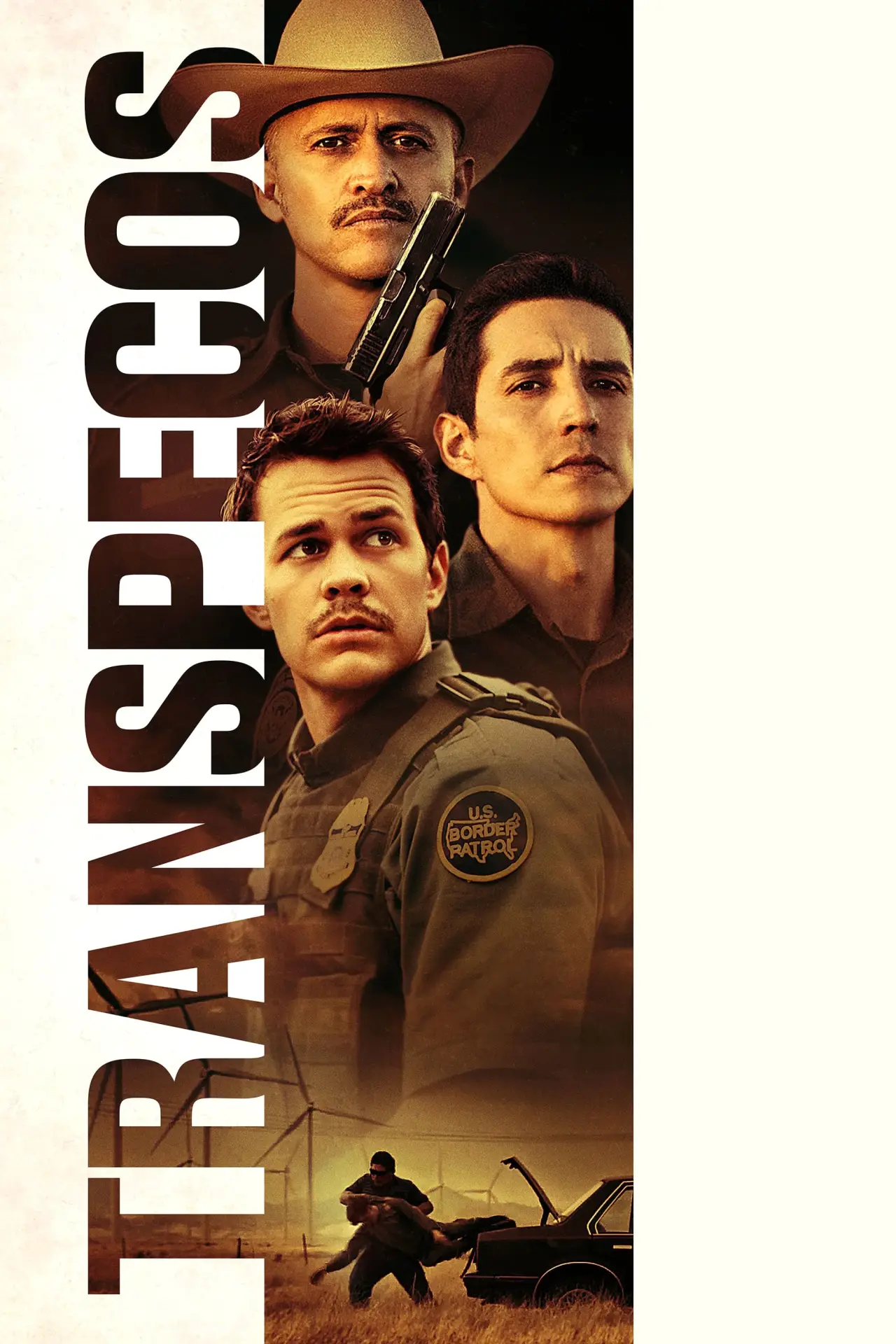 Plakat filmowy "Transpecos"