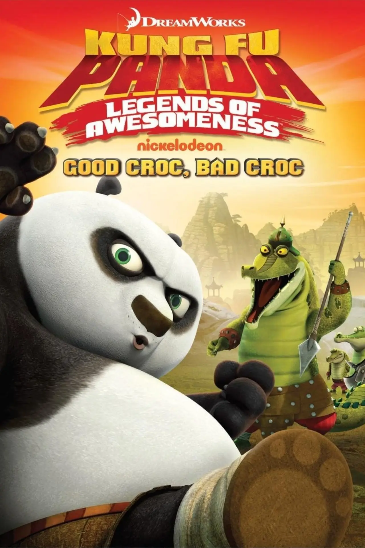 Plakat filmowy "Kung Fu Panda: Legends of Awesomeness - Good Croc, Bad Croc"